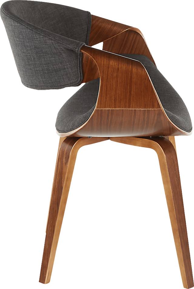 Kahmiel I Charcoal Arm Chair, Set of 2 - Thumbnail - Image 6