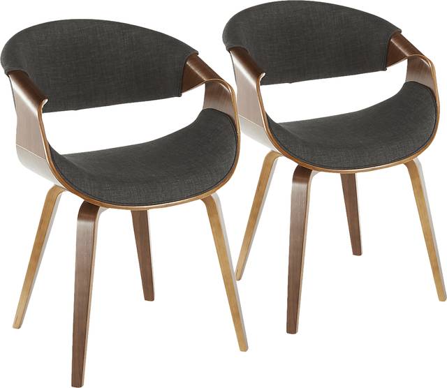Kahmiel I Charcoal Arm Chair, Set of 2 - Thumbnail - Image 1