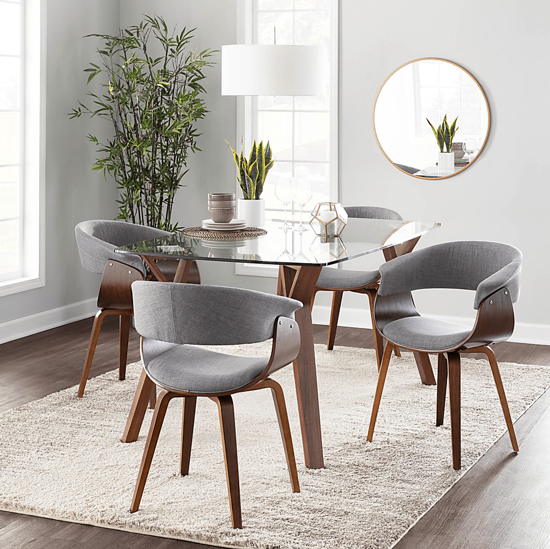 Kahmiel I Gray Arm Chair, Set of 2 - Image 3