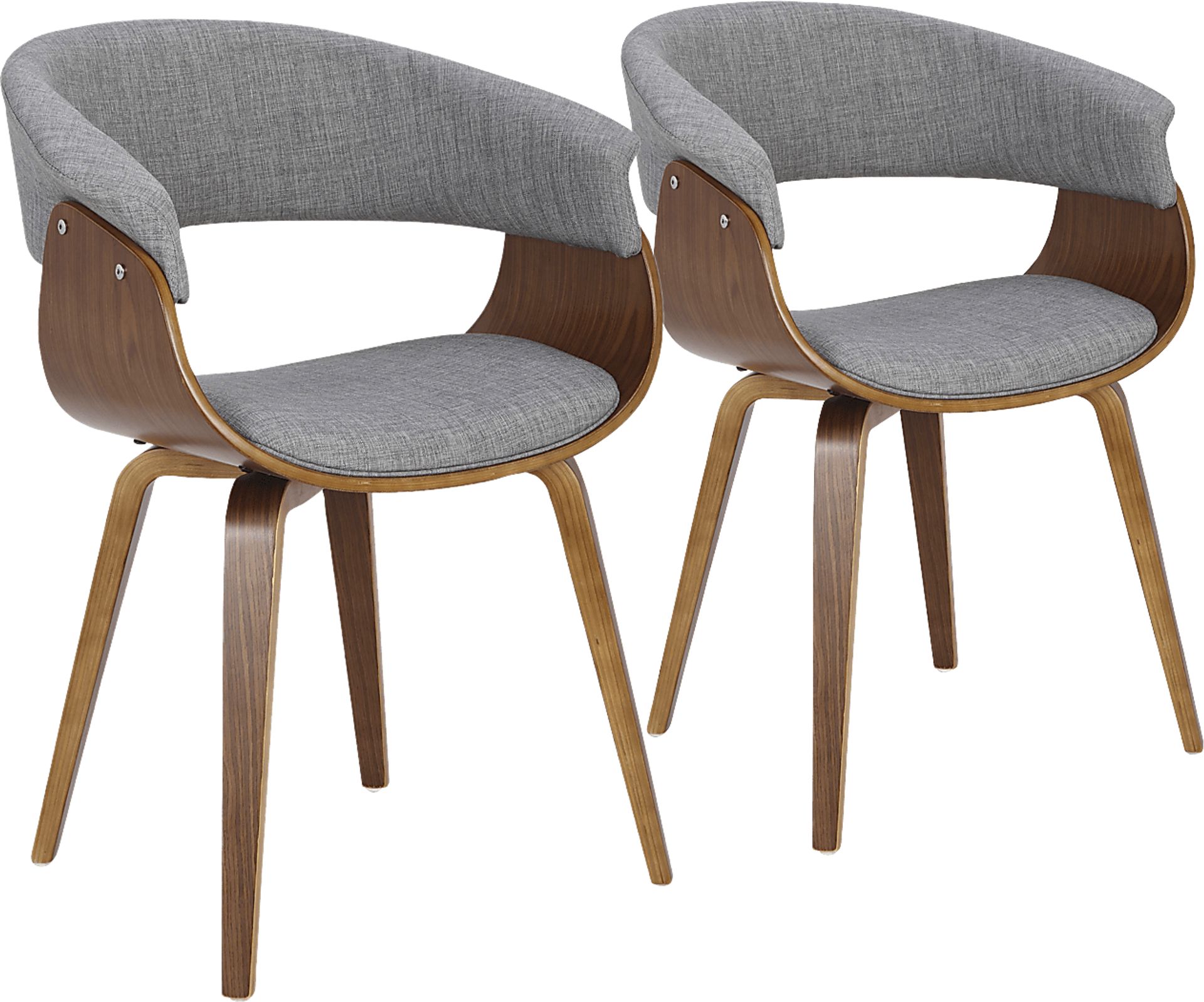 Kahmiel I Gray Arm Chair, Set of 2 - Image 1