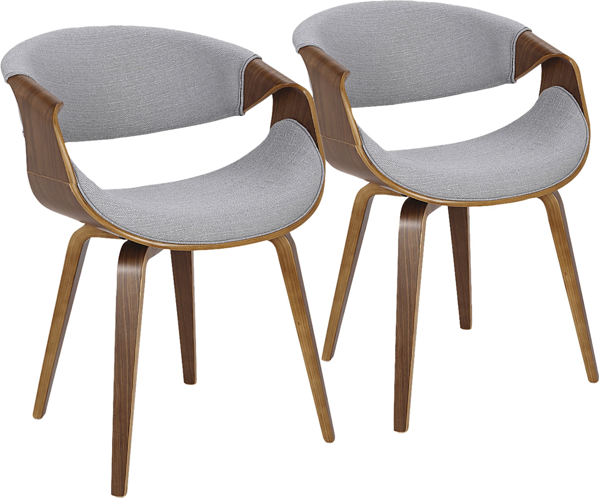 Kahmiel I Light Gray Arm Chair, Set of 2 - Image 1