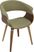 Kahmiel I Green Arm Chair, Set of 2