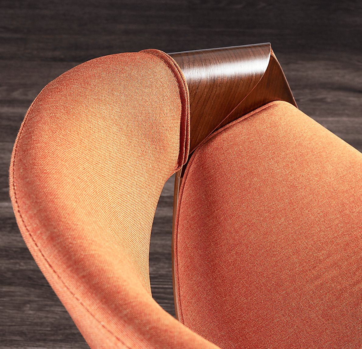 Kahmiel I Orange Arm Chair, Set of 2