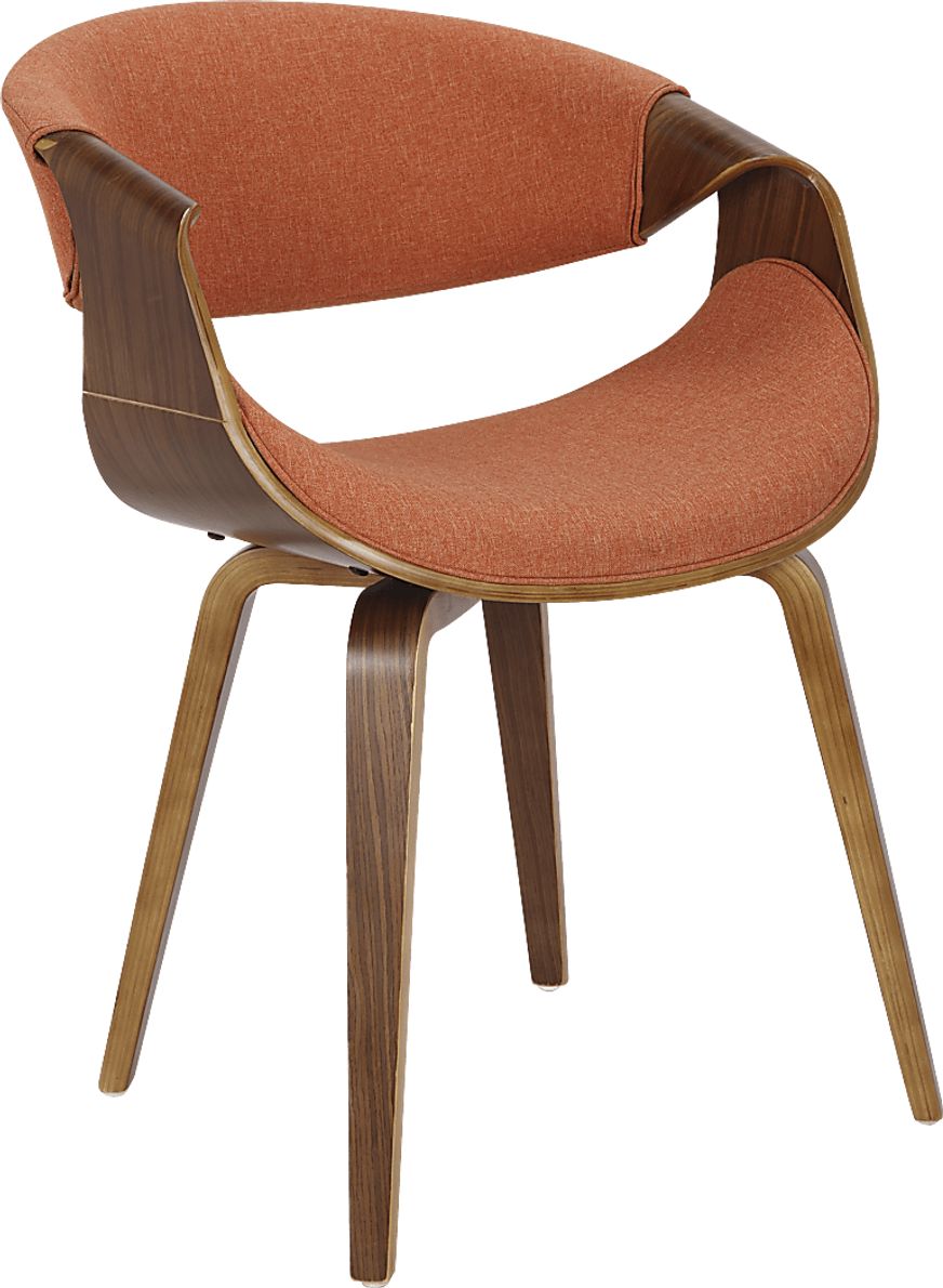 Kahmiel I Orange Arm Chair, Set of 2
