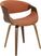 Kahmiel I Orange Arm Chair, Set of 2