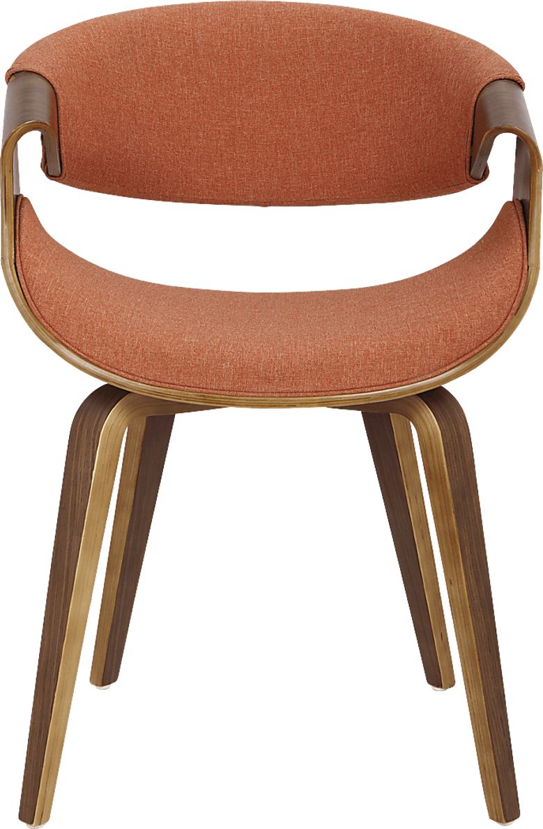 Kahmiel I Orange Arm Chair, Set of 2