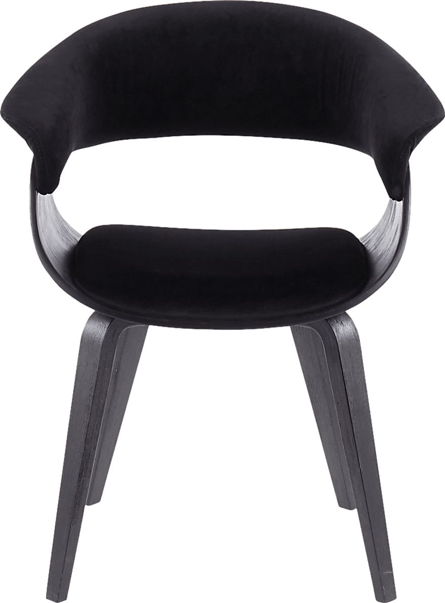 Kahmiel III Black Arm Chair, Set of 2