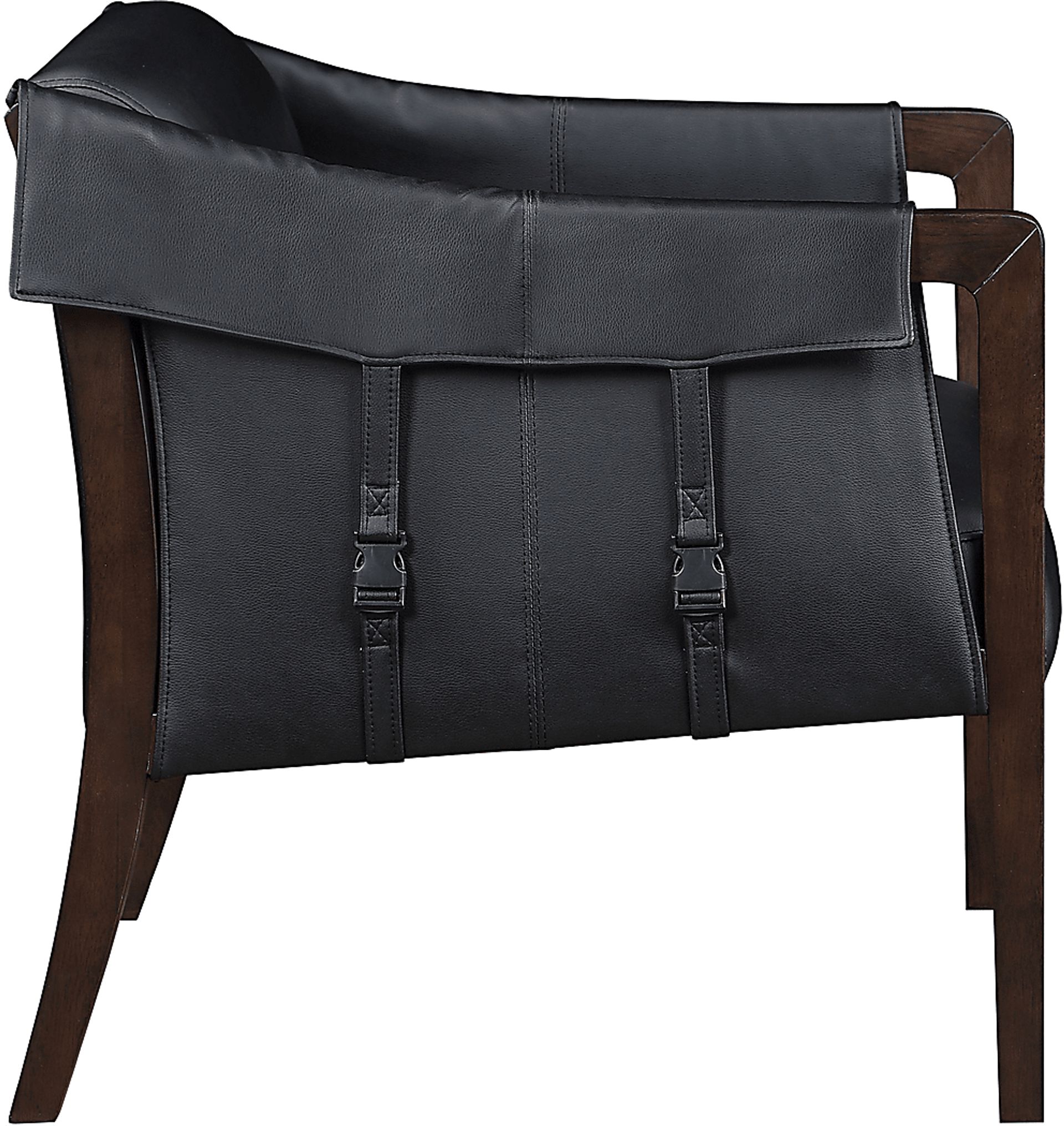 Kahul Black Accent Chair - Image 4