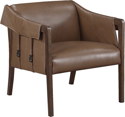 Kahul Brown Accent Chair