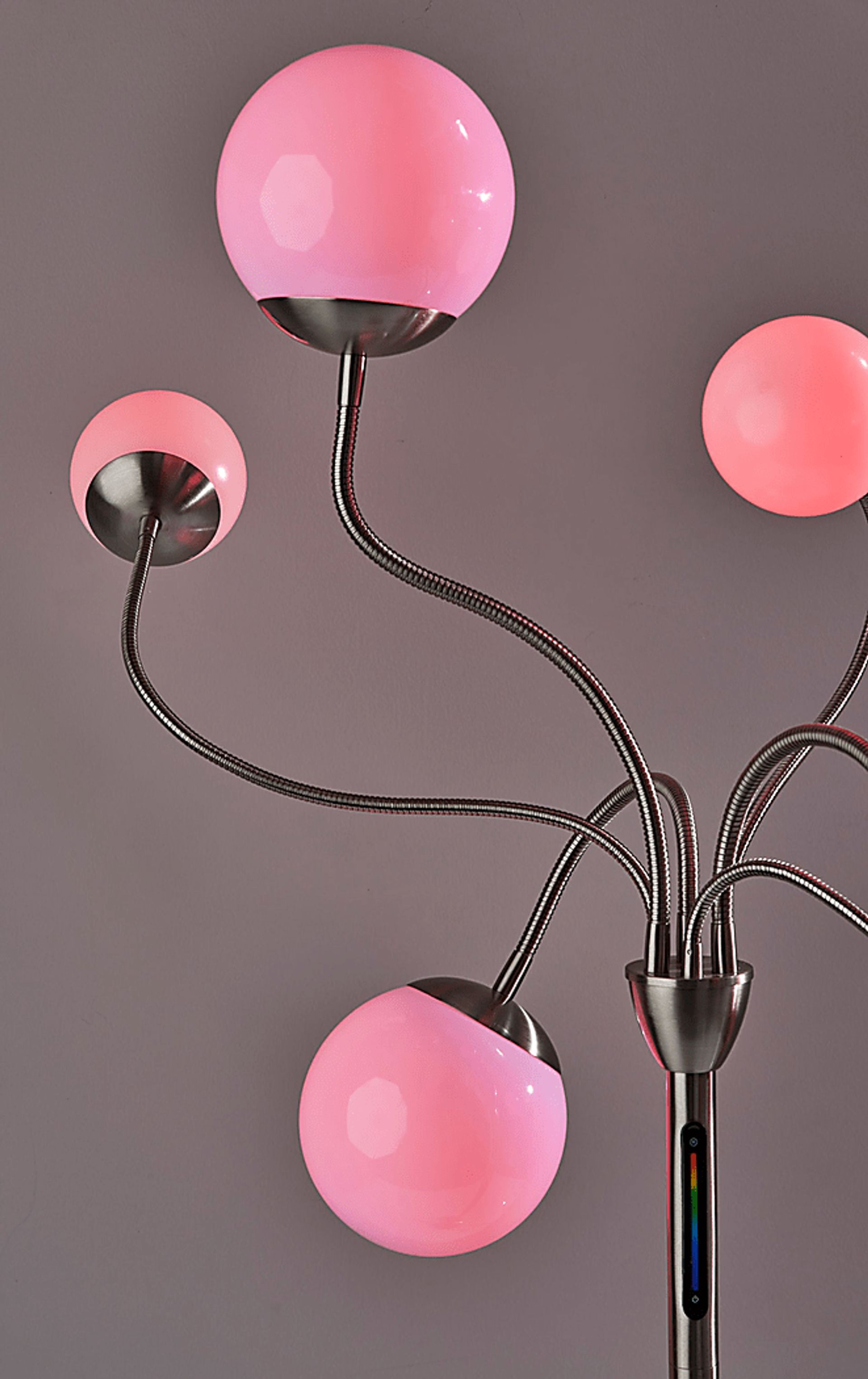Kaida Silver Floor Lamp - Image 6