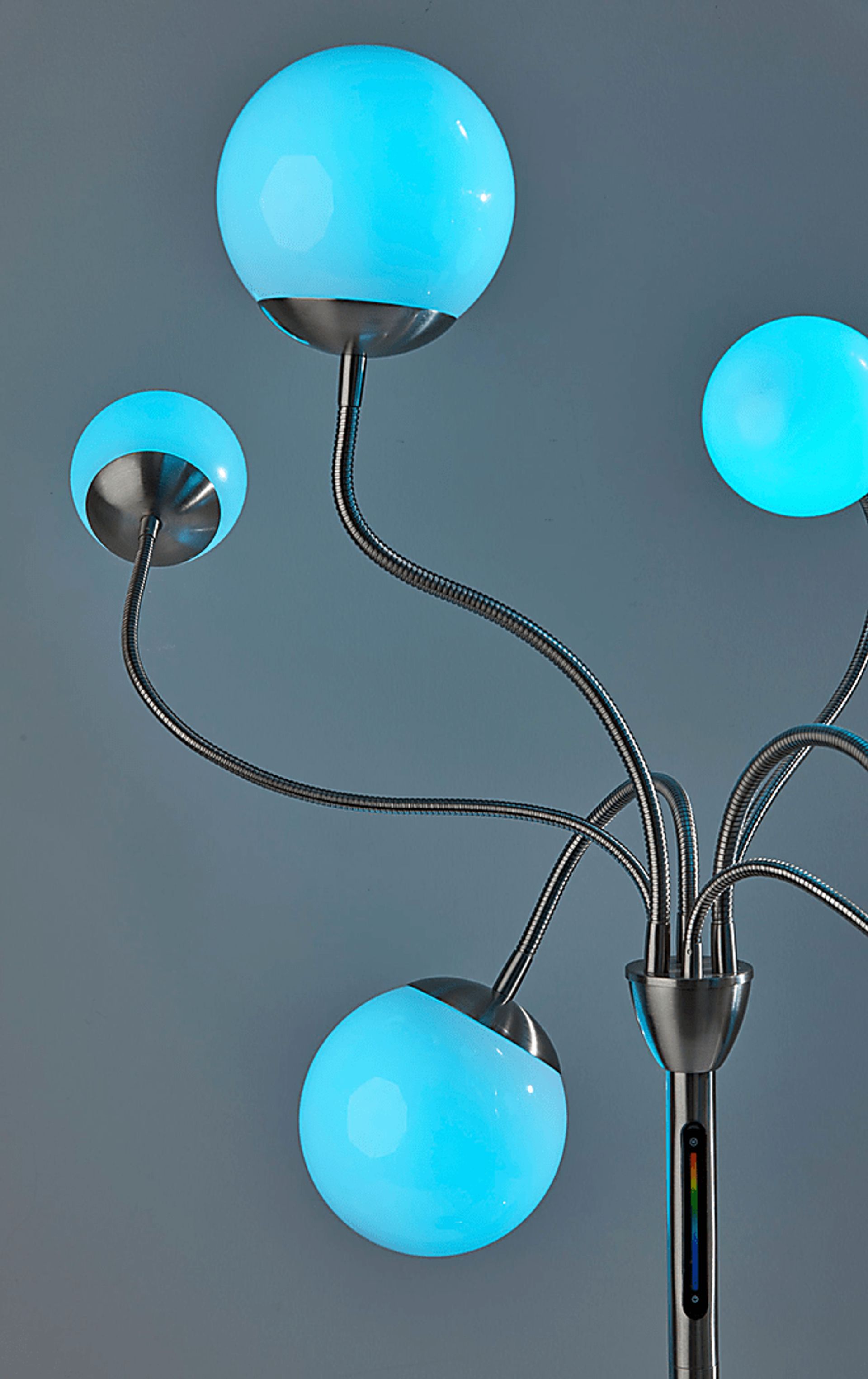 Kaida Silver Floor Lamp - Image 7