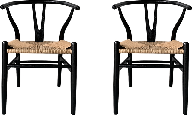 Kaii Natural Side Chair, Set of 2