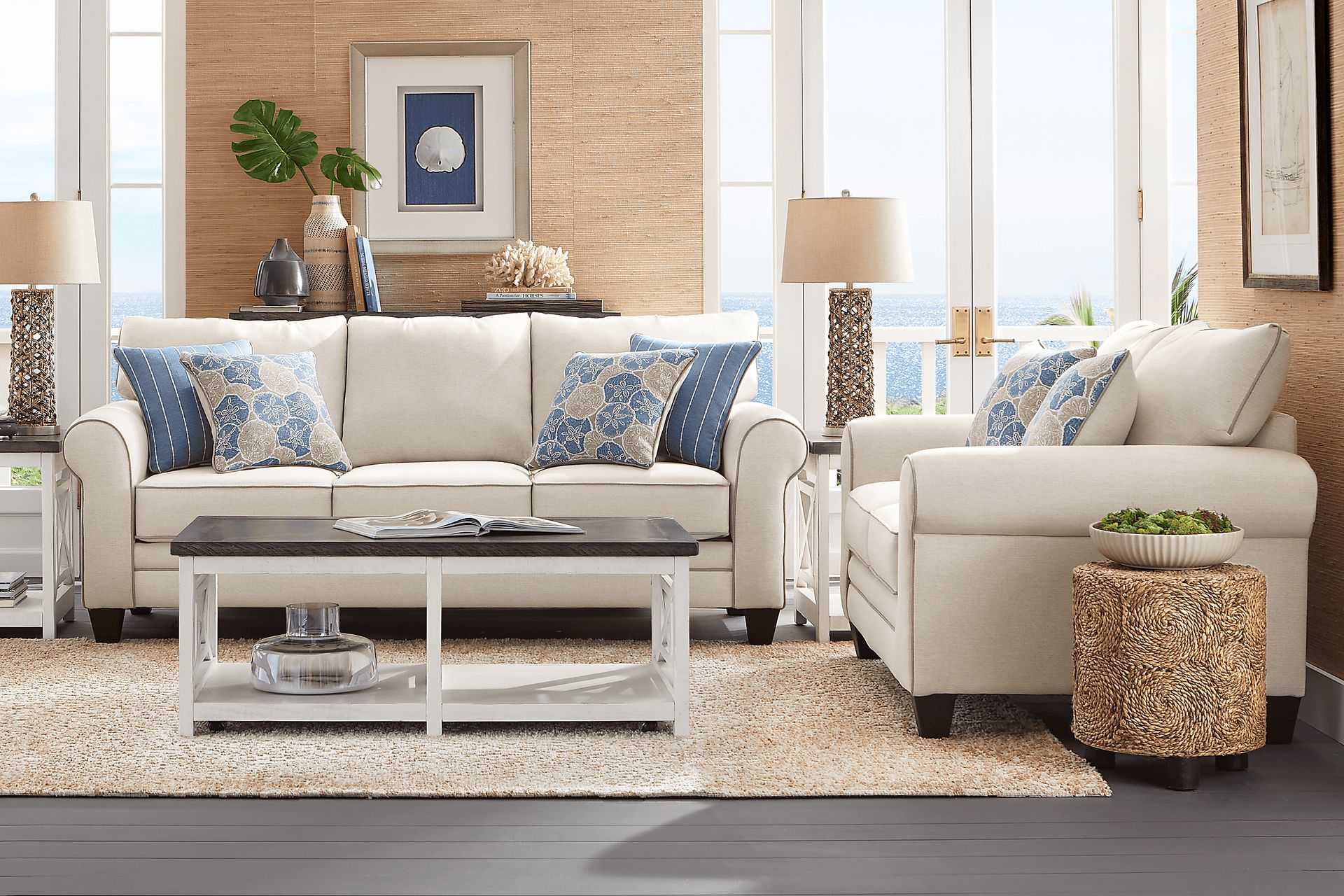 Kailani Coast Beige 7 Pc Living Room - Image 1