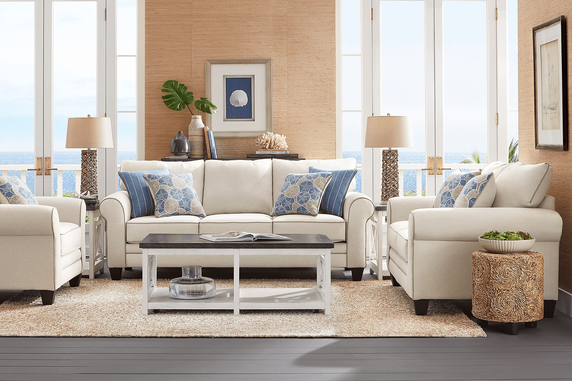 Kailani Coast Beige 8 Pc Living Room - Image 1