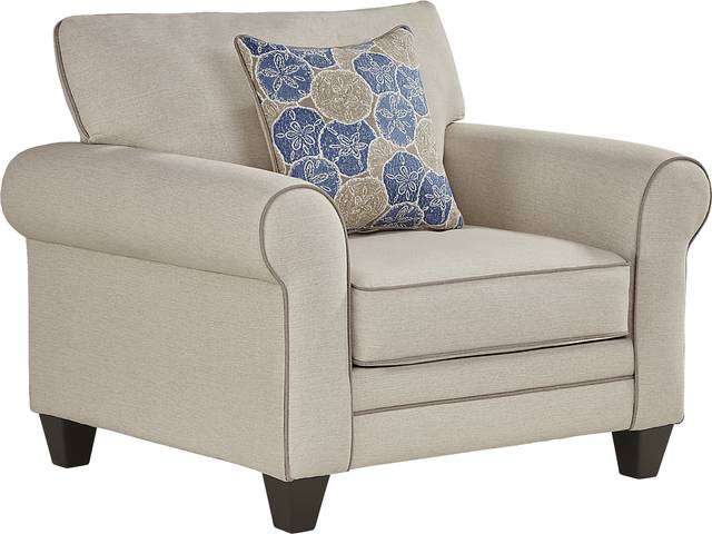 Kailani Coast Beige Chair - Thumbnail - Image 1