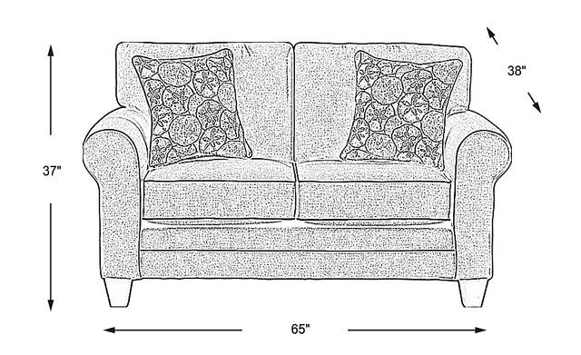 Dimension Image. Please refer to the Dimension Tab on this page for dimension details.