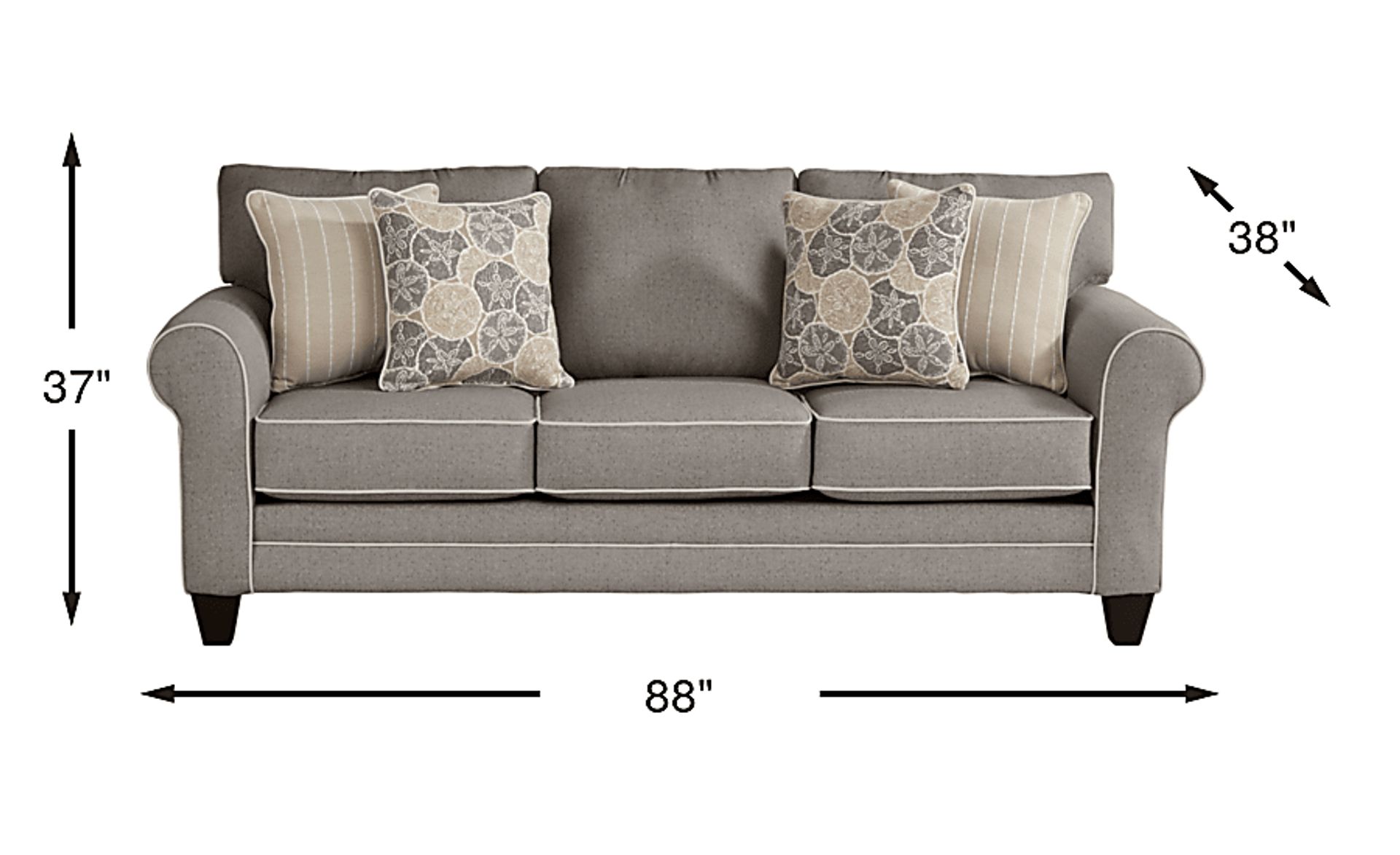 Dimension Image. Please refer to the Dimension Tab on this page for dimension details.