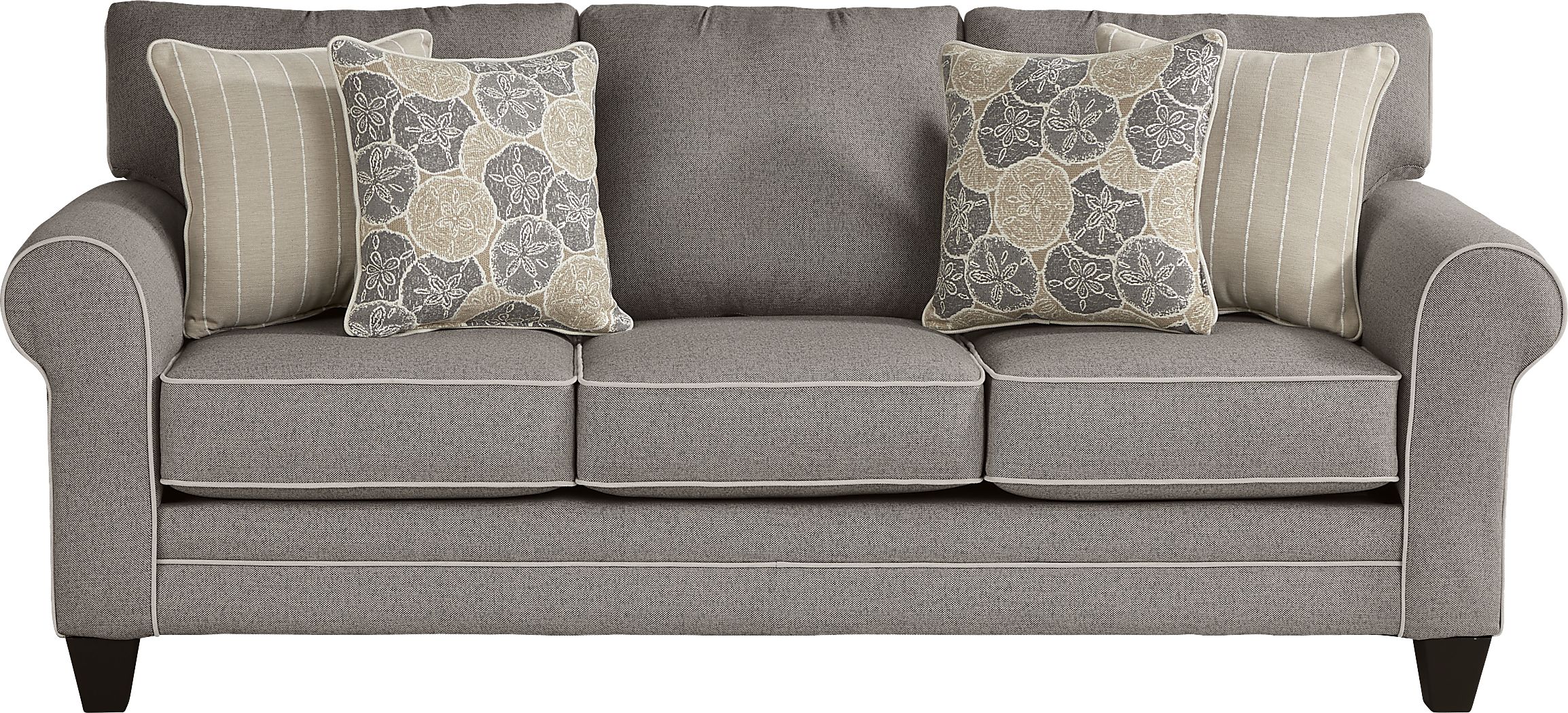 Kailani Coast Gray Polyester Fabric Premium Sleeper Sofa | Rooms to Go