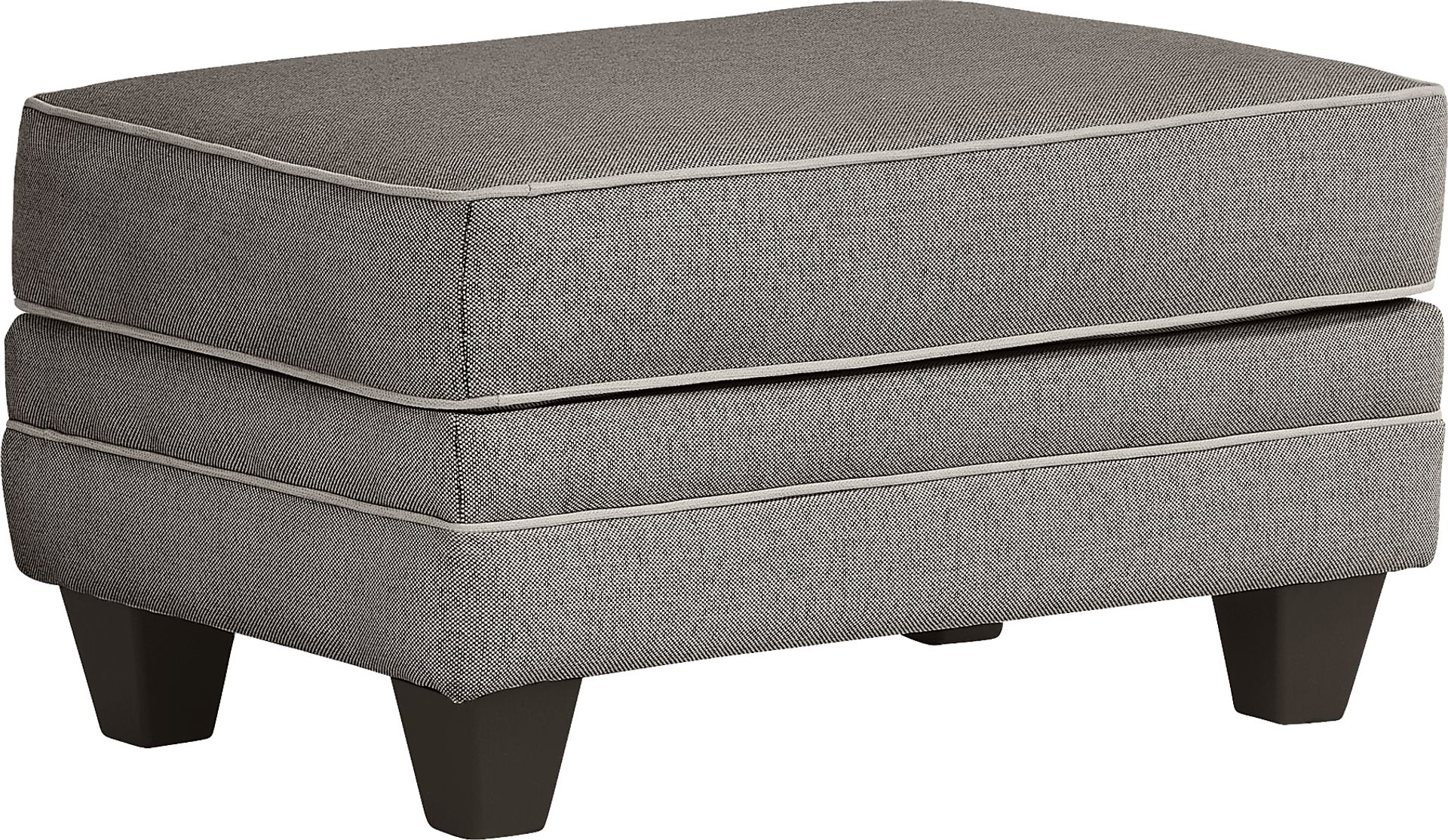 Kailani Coast Gray Ottoman - Image 1