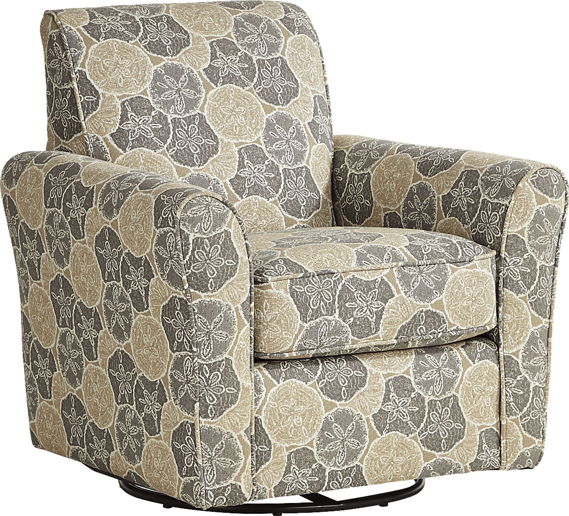 Kailani Coast Sand Swivel Chair - Image 1