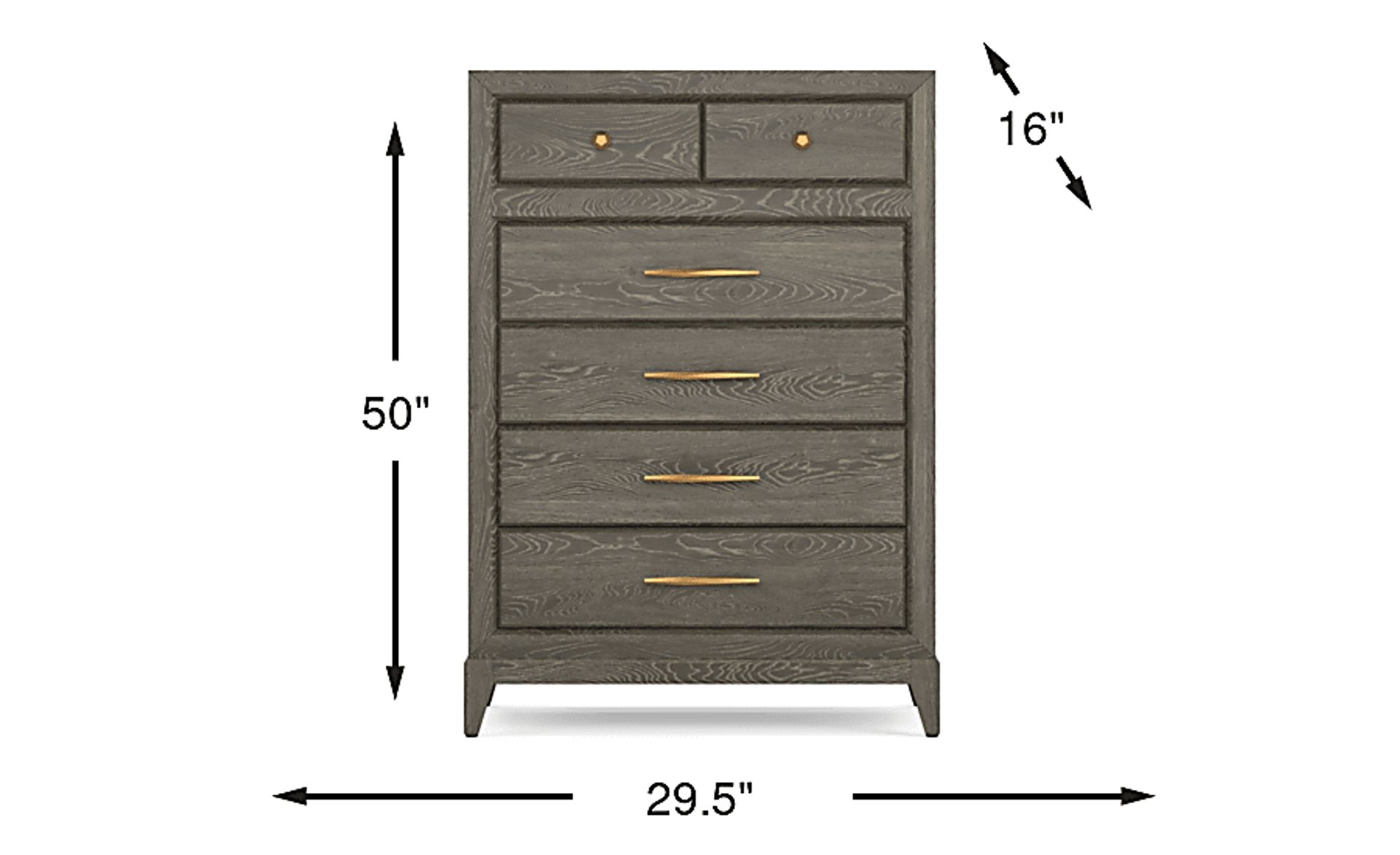 Dimension Image. Please refer to the Dimension Tab on this page for dimension details.