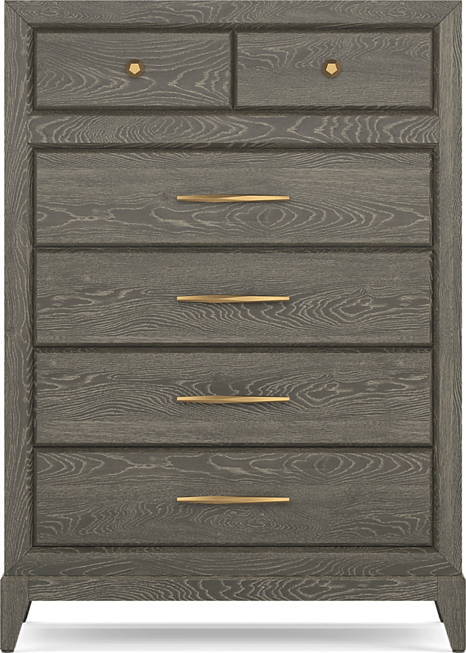 Cindy Crawford Home Kailey Park Charcoal 5 Pc Queen Panel Bedroom - Image 5