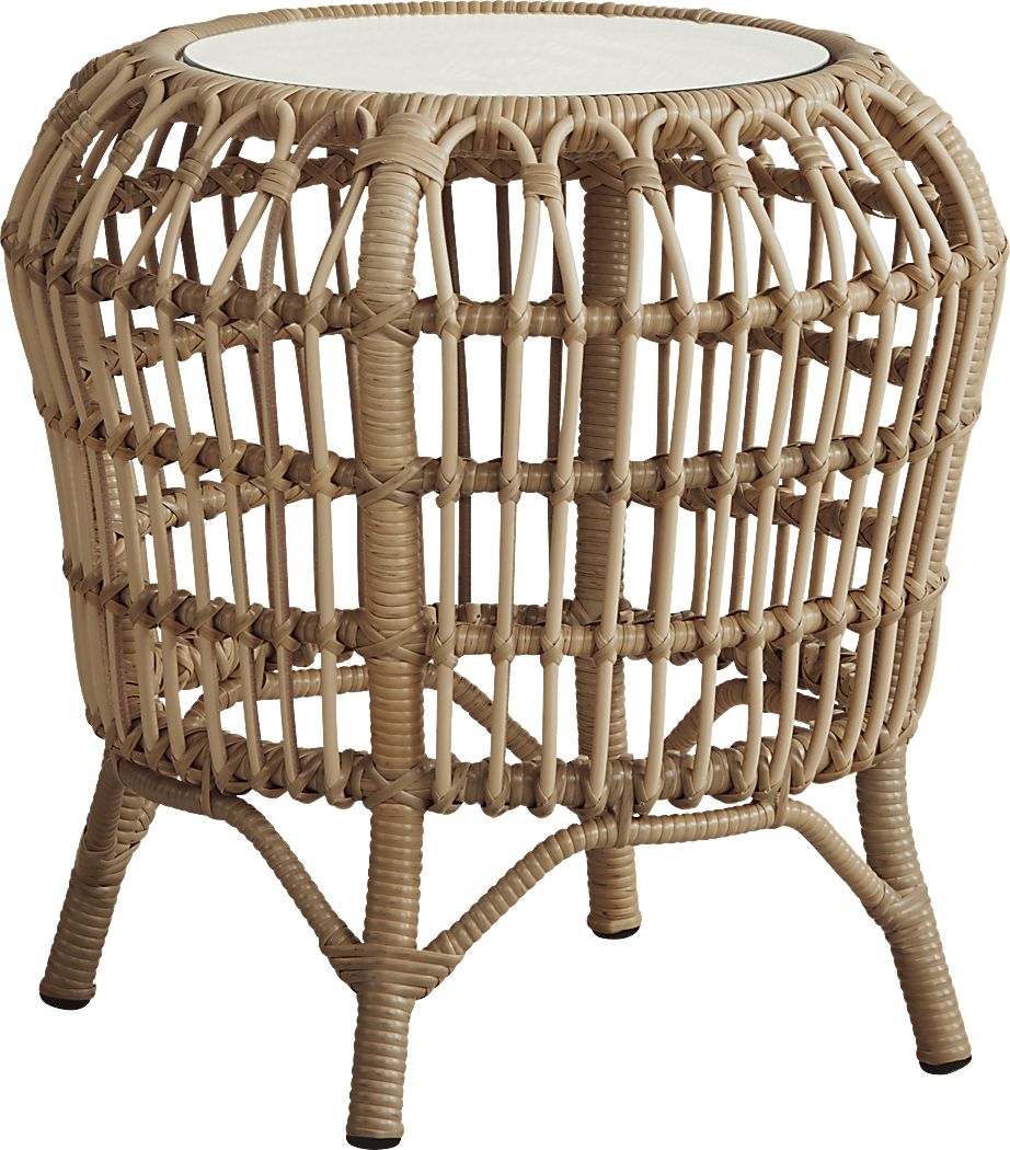 Kain Natural Outdoor End Table