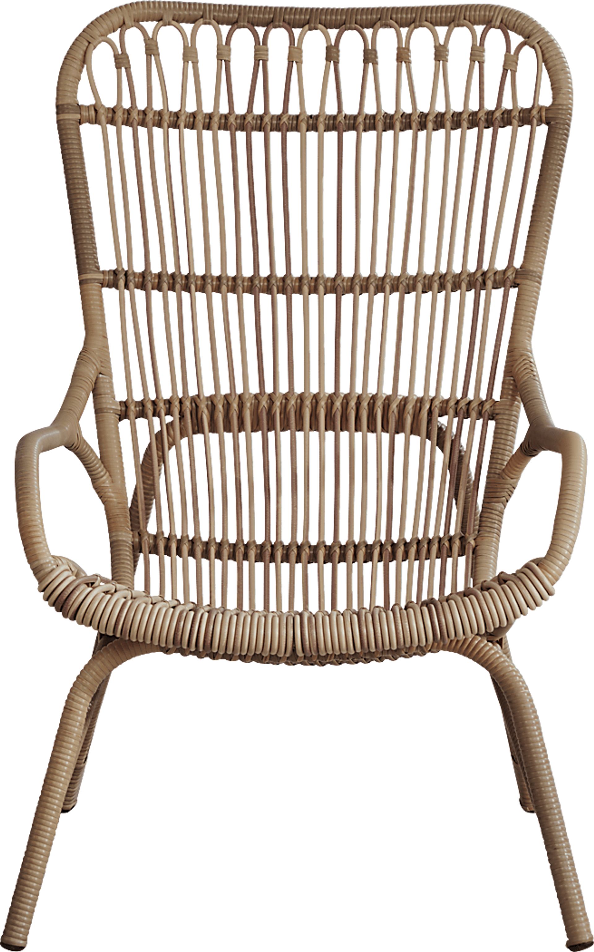 Kain Natural Outdoor Lounge Chair - Image 2