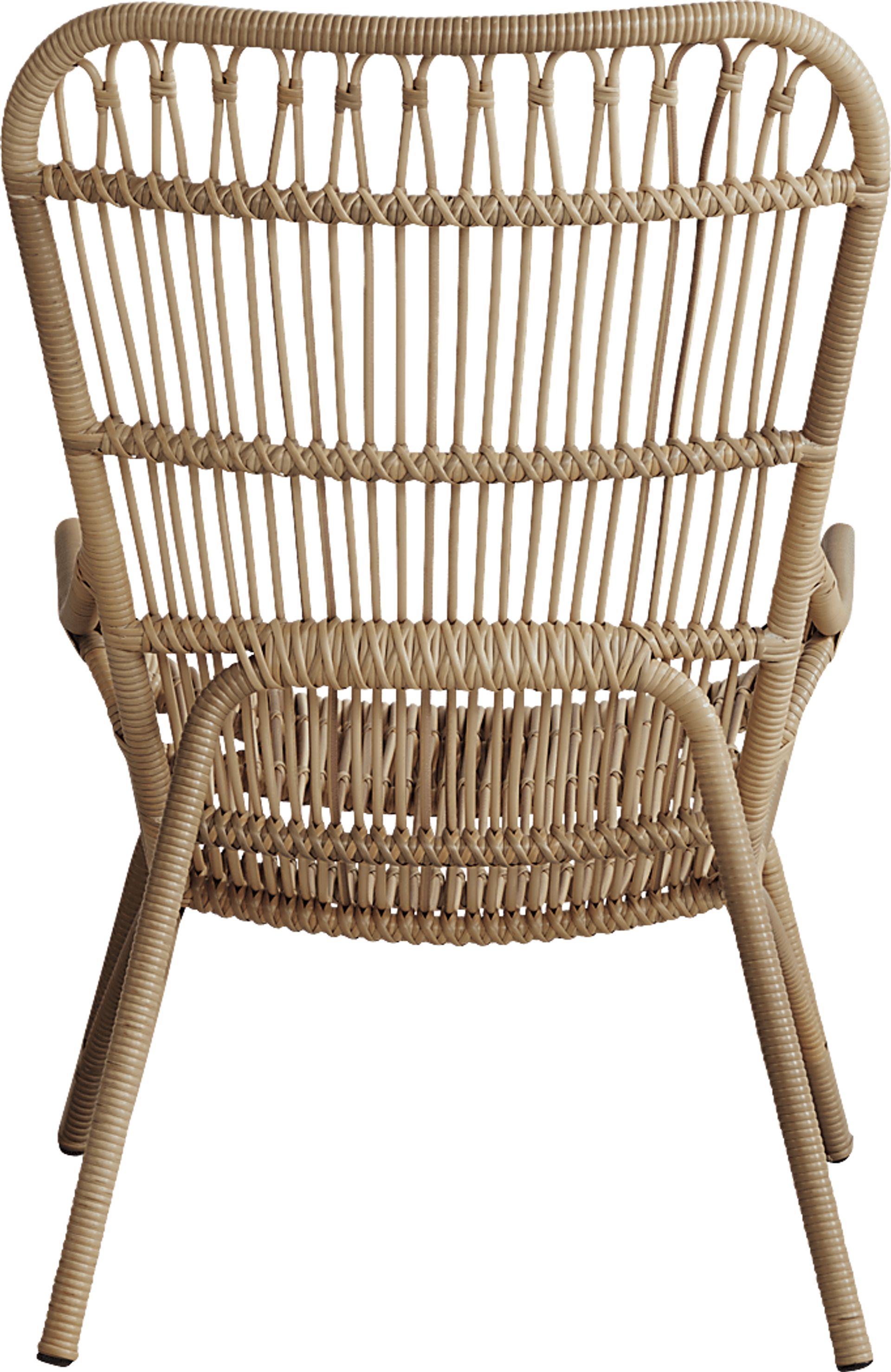 Kain Natural Outdoor Lounge Chair - Image 3