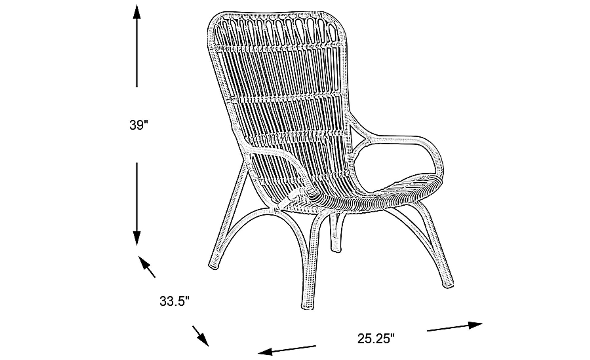 Dimension Image. Please refer to the Dimension Tab on this page for dimension details.