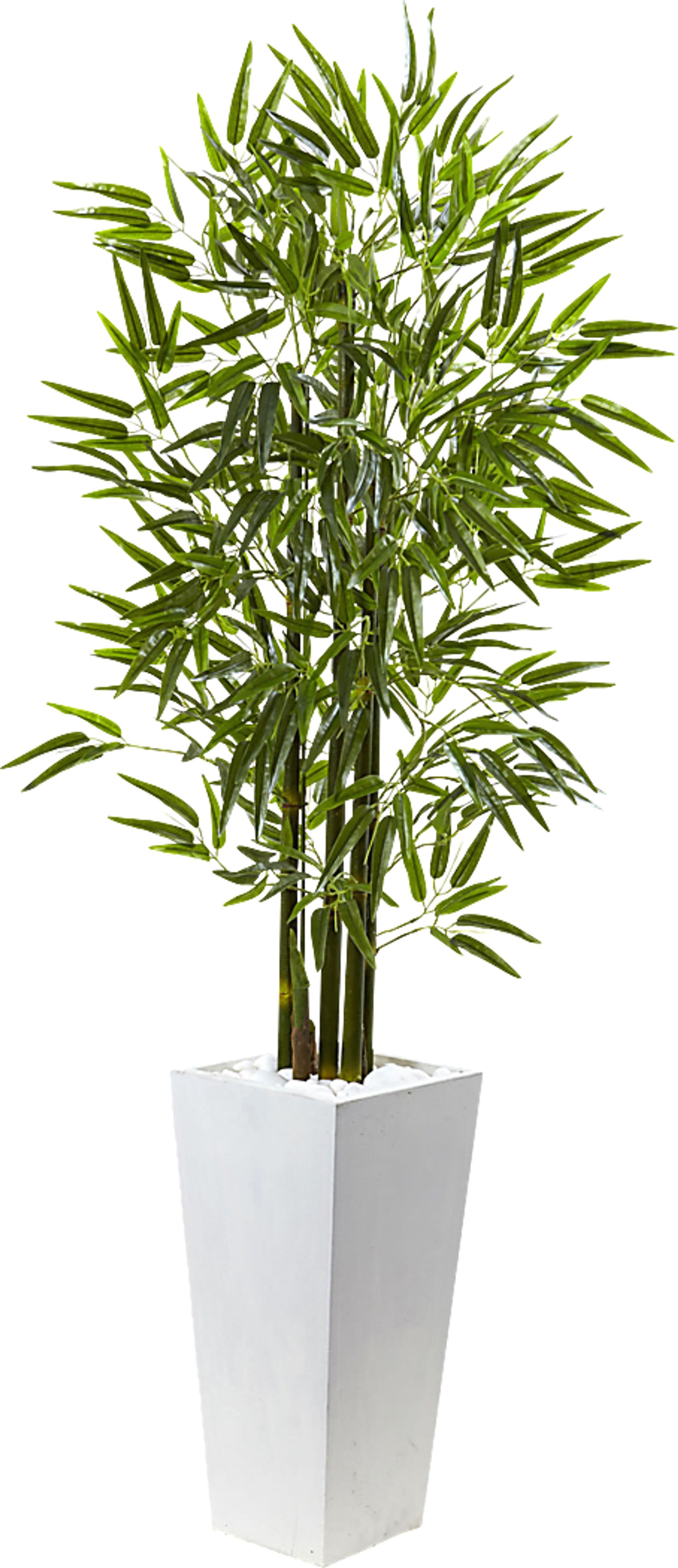 Kaio Green Bamboo Indoor/Outdoor Silk Tree - Image 1