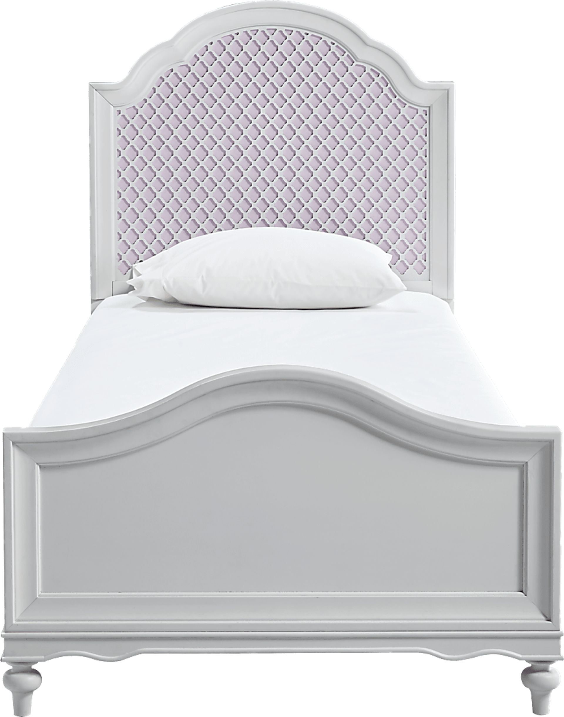 Kaitlyn Gray 3 Pc Twin Laser Cut Bed - Image 2