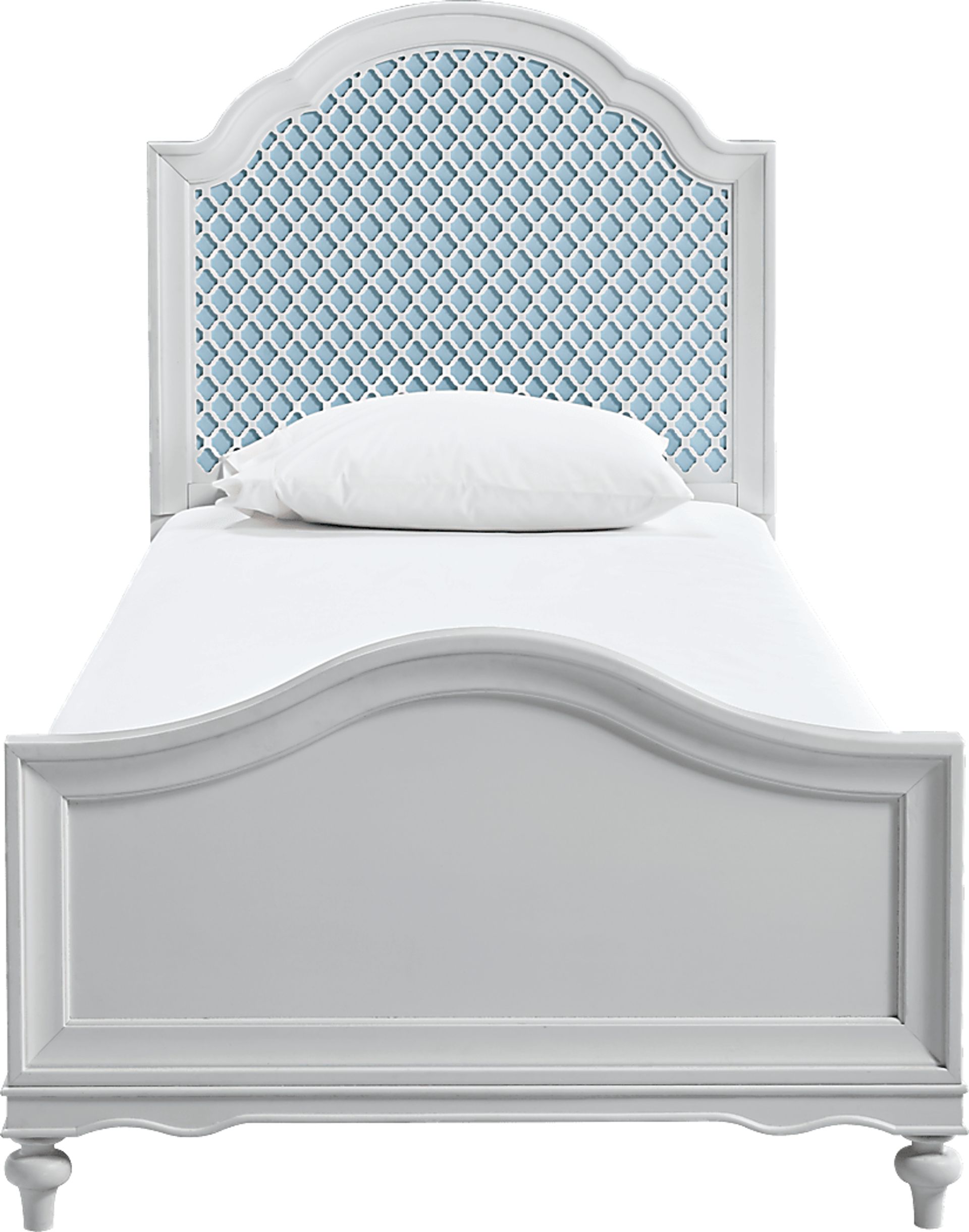 Kaitlyn Gray 3 Pc Twin Laser Cut Bed - Image 3