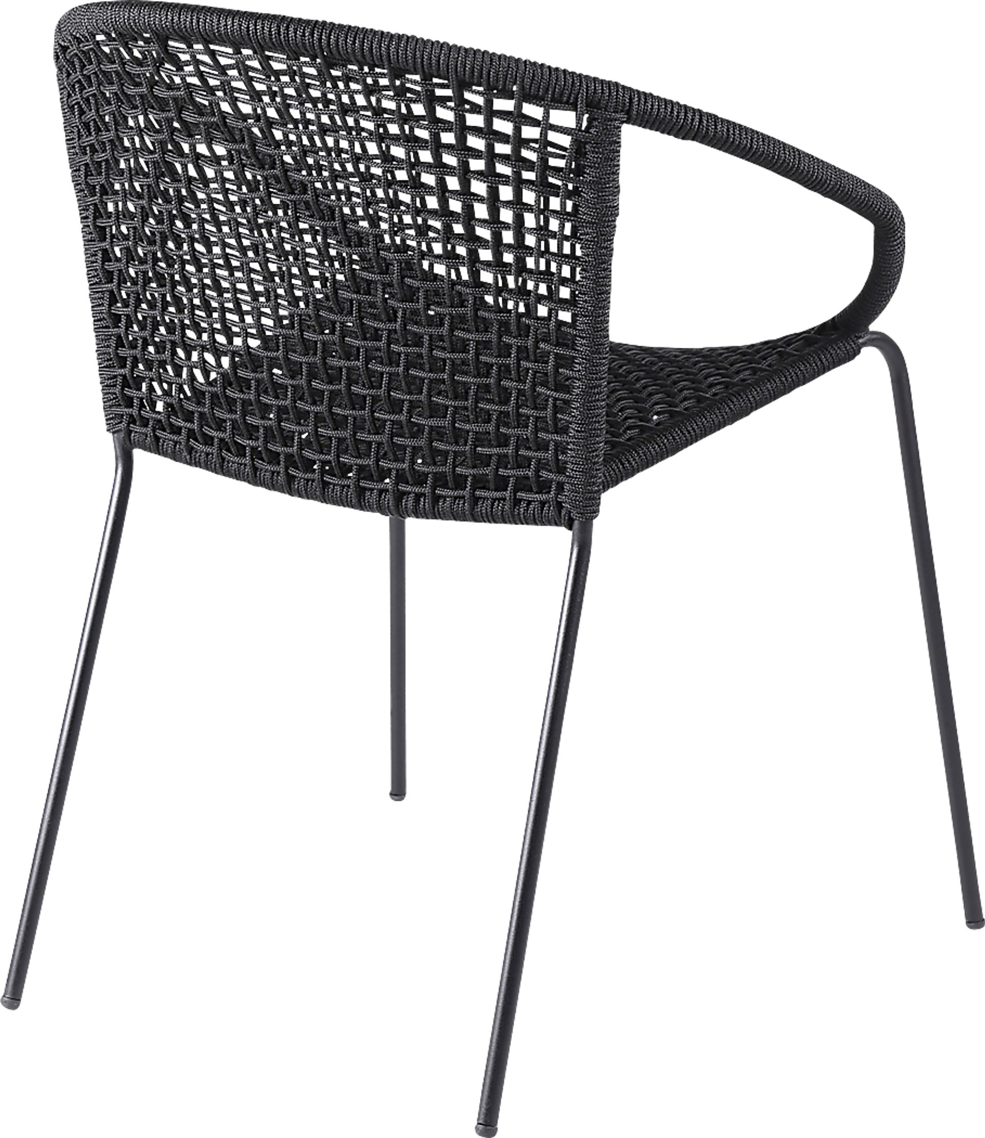 Kaiy Black 3 PC Outdoor Dining Set - Image 4