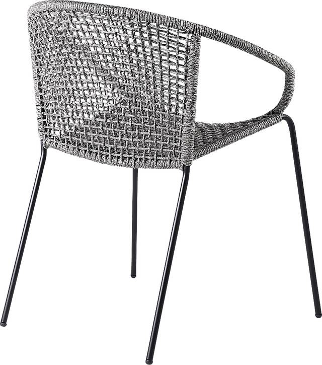 Kaiy Gray 3 PC Outdoor Dining Set - Thumbnail - Image 4