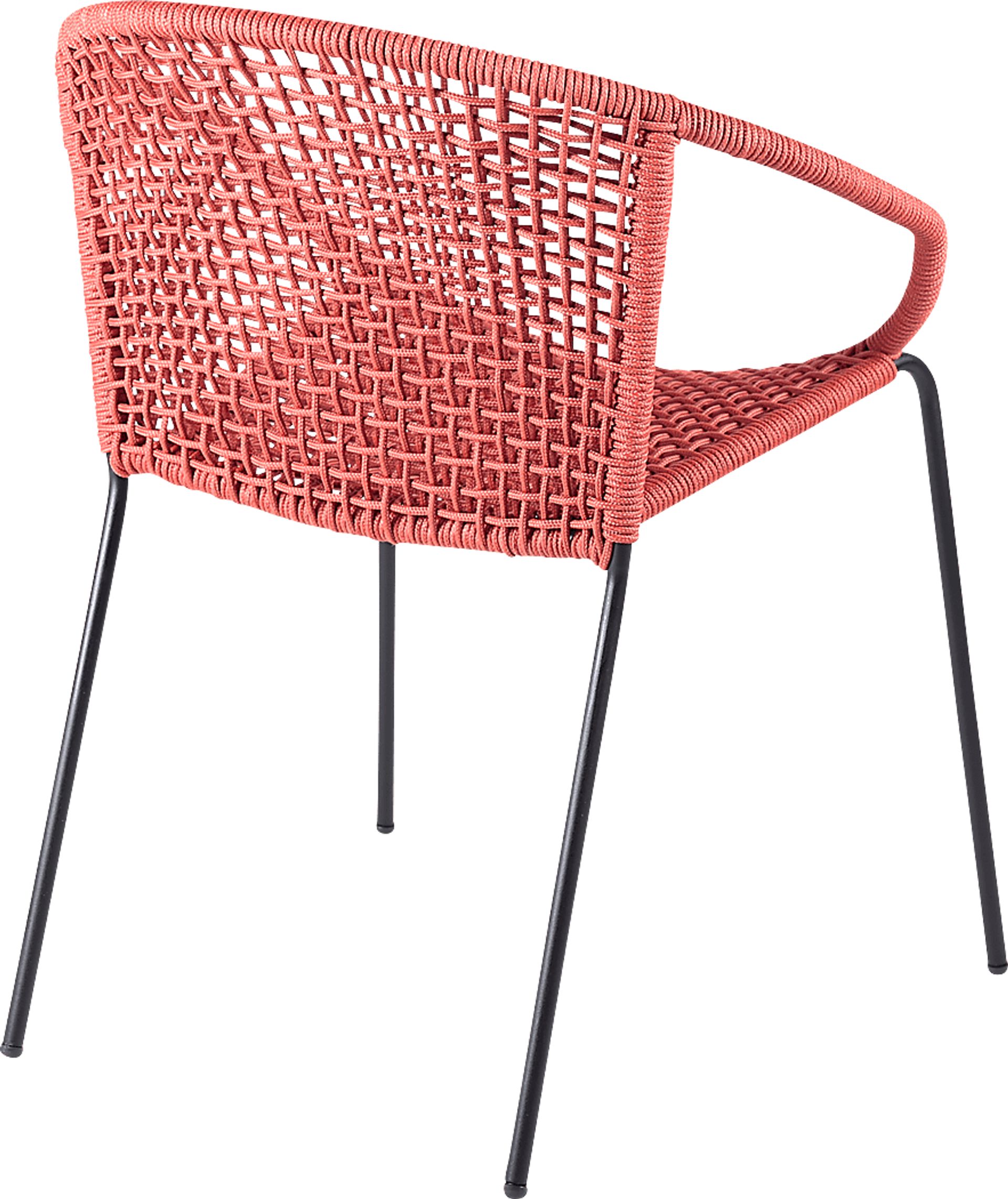 Kaiy Red 3 PC Outdoor Dining Set - Image 4