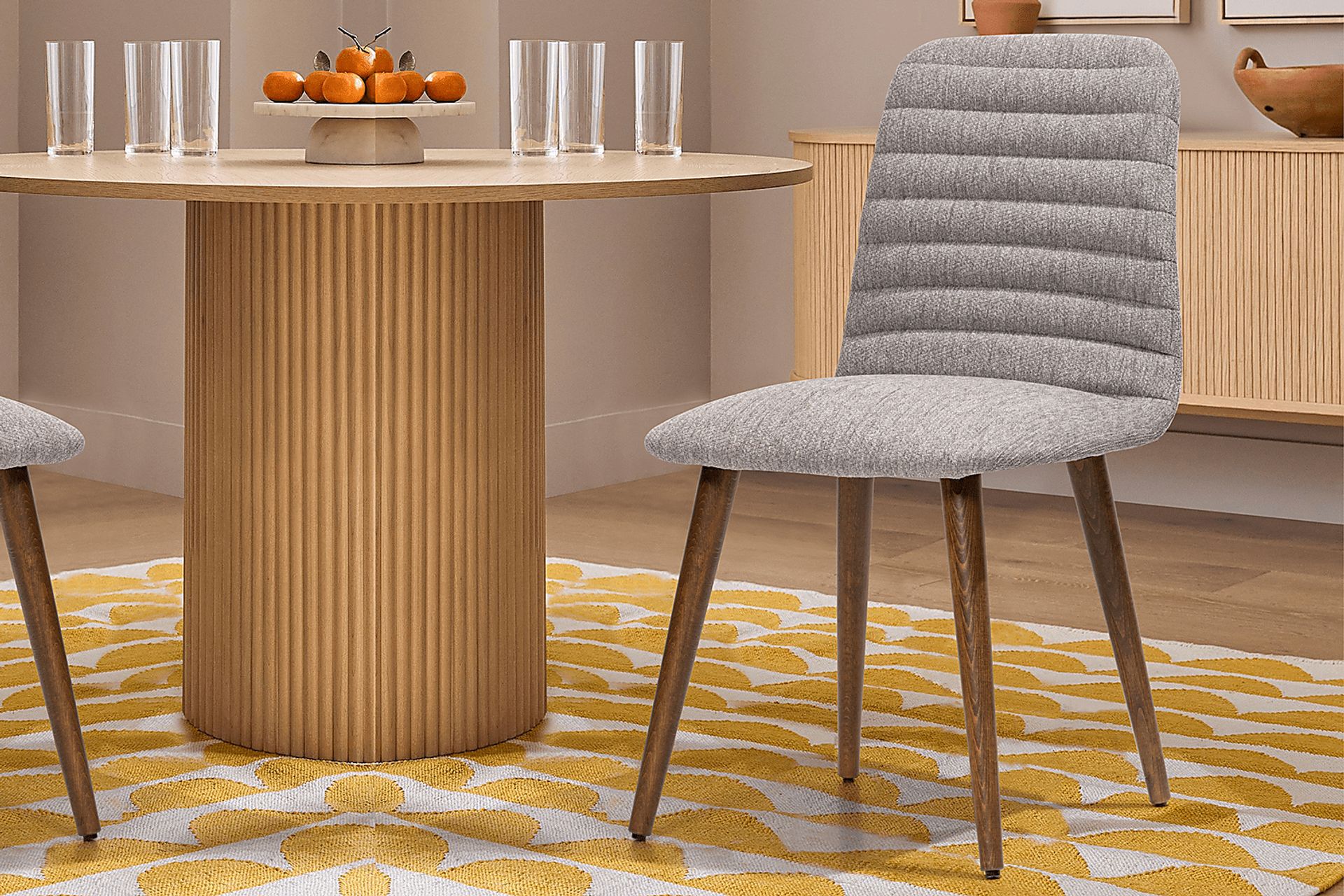 Kajala Gray Side Chair, Set of 4 - Image 2