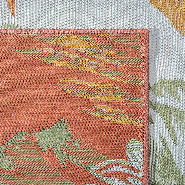 Kakay Bay Orange 5'3 x 7' Indoor/Outdoor Rug - Thumbnail - Image 9