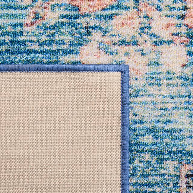 Kakeva Turquoise/Pink 5'5 x 7'7 Rug - Thumbnail - Image 7