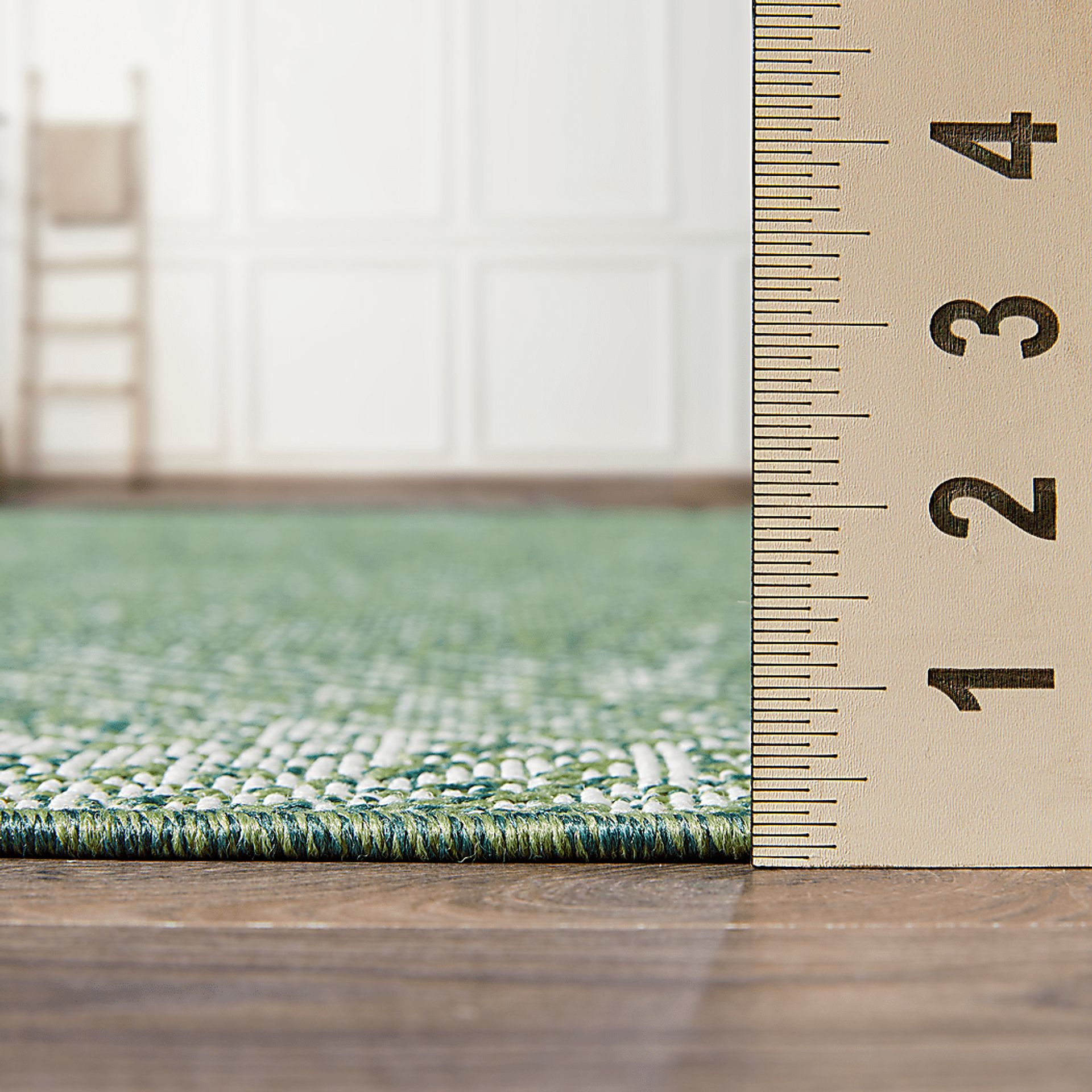 Kakra Green 5'3 x 7' Indoor/Outdoor Rug - Image 5