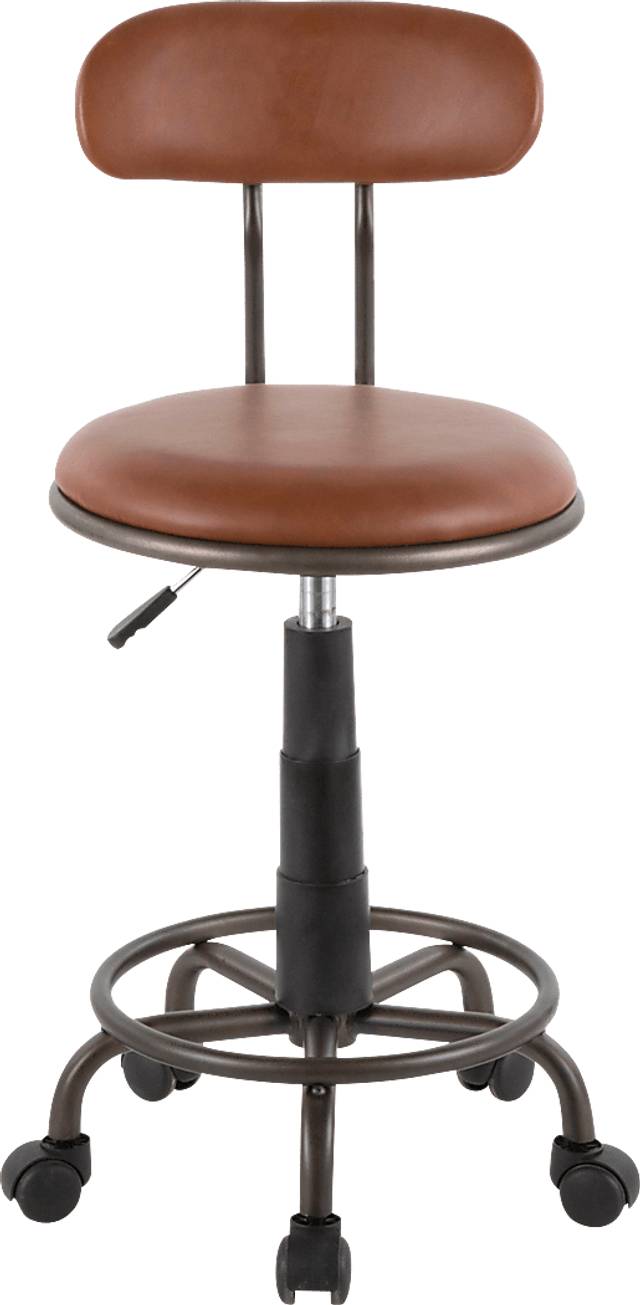 Kalamath Brown Office Chair - Thumbnail - Image 2