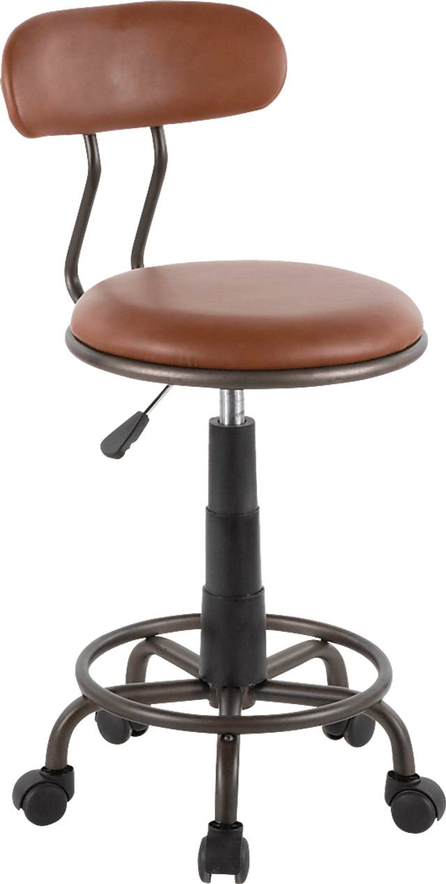 Kalamath Brown Office Chair - Thumbnail - Image 1