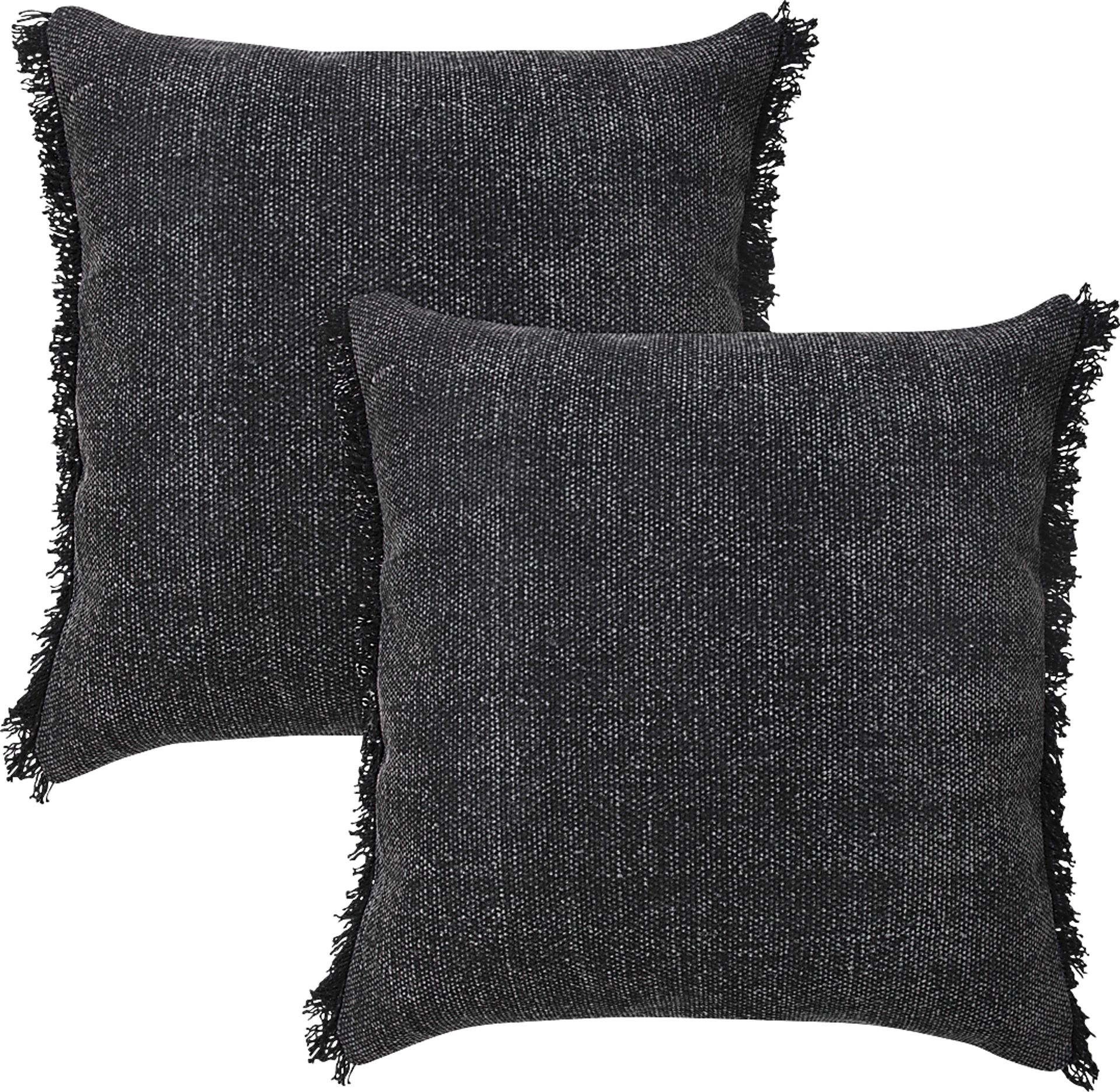 Kalaya Black Pillow, Set of 2 - Image 1