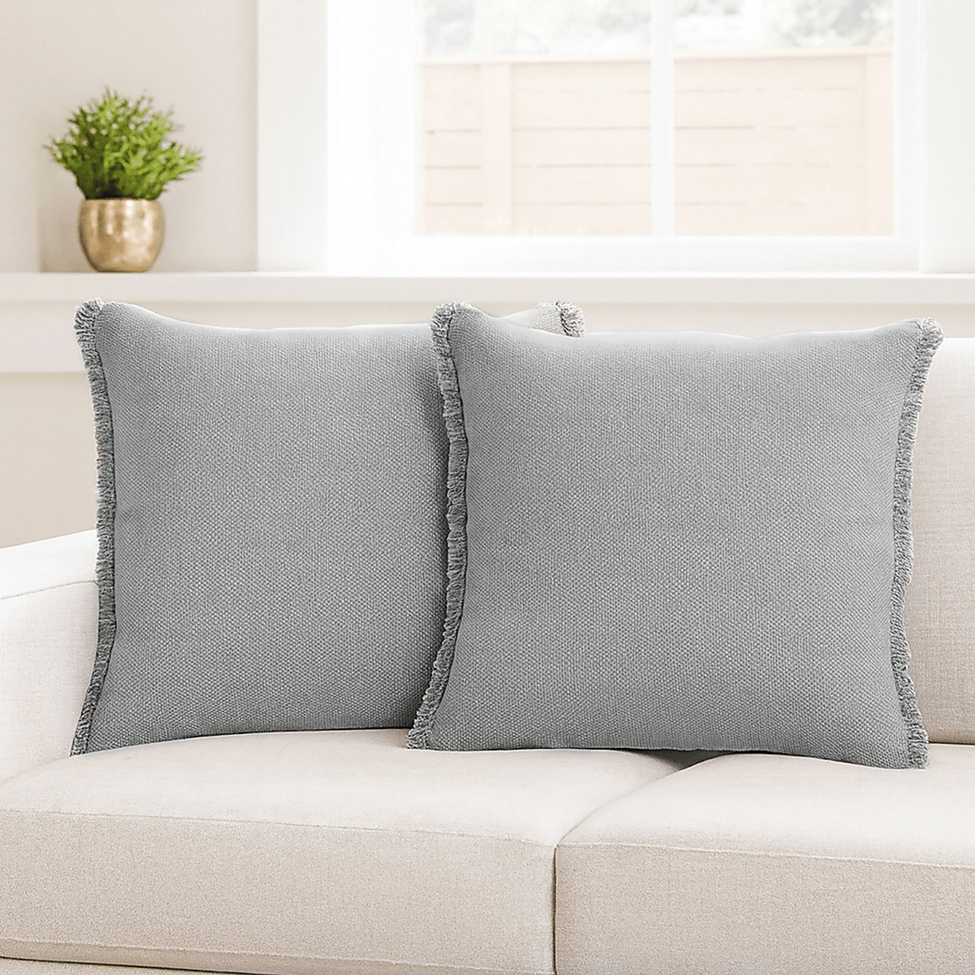 Kalaya Gray Pillow, Set of 2 - Image 2