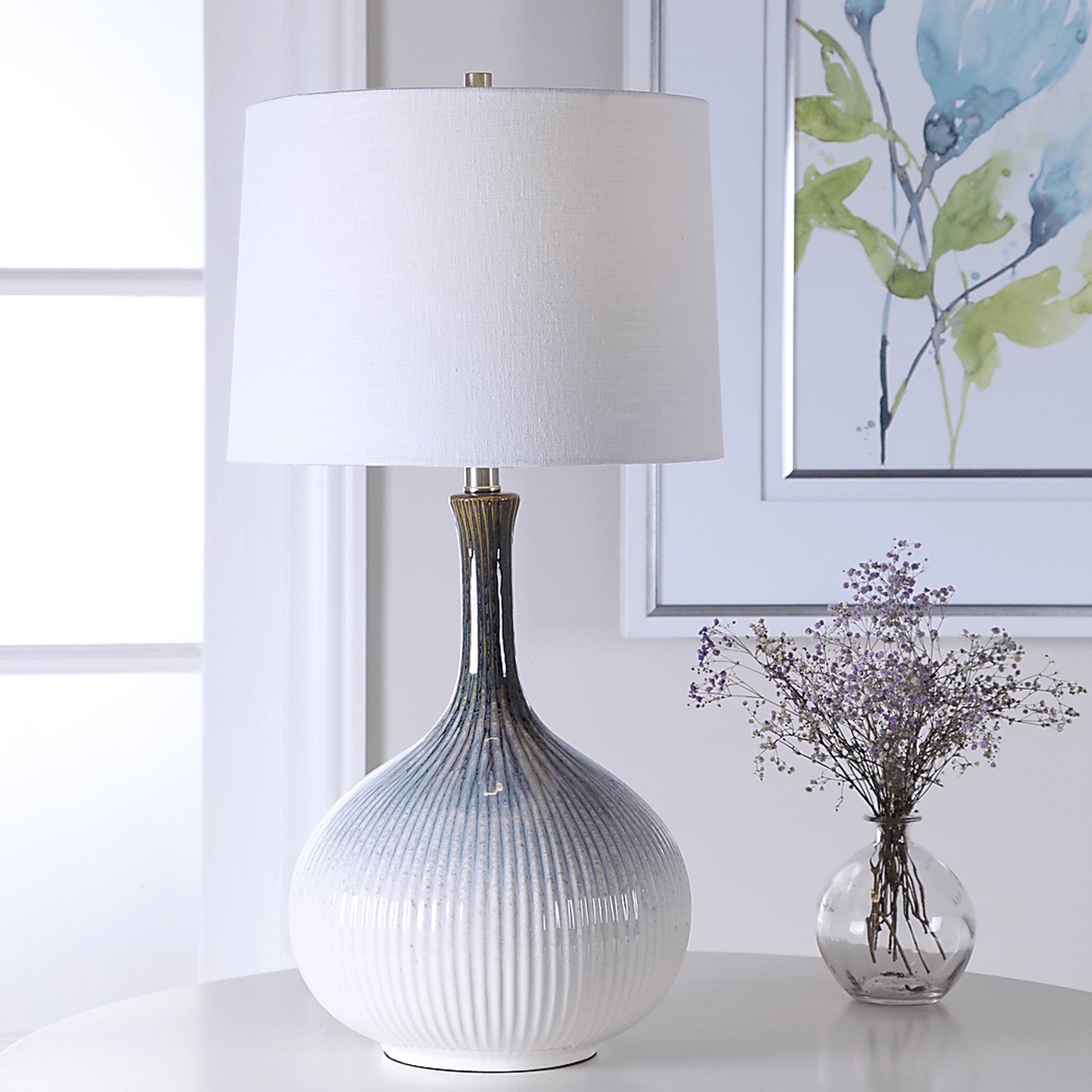 Kalie Boulevard Blue Lamp - Image 5