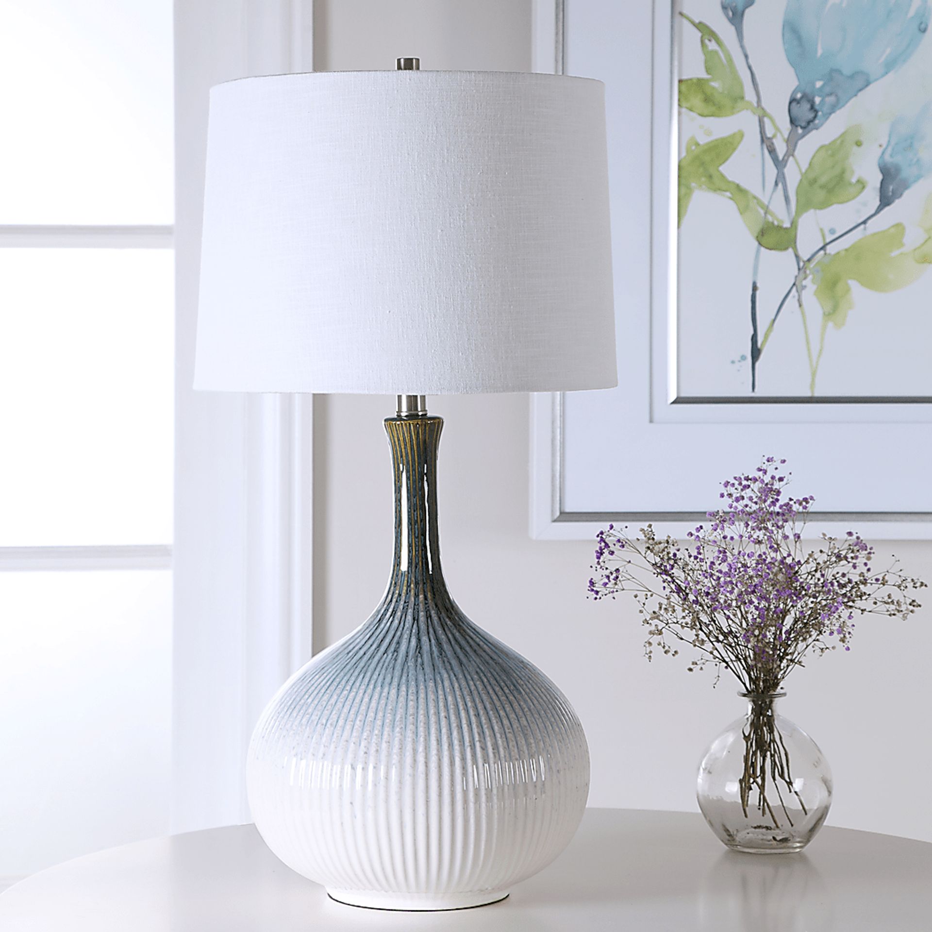 Kalie Boulevard Blue Lamp - Image 6