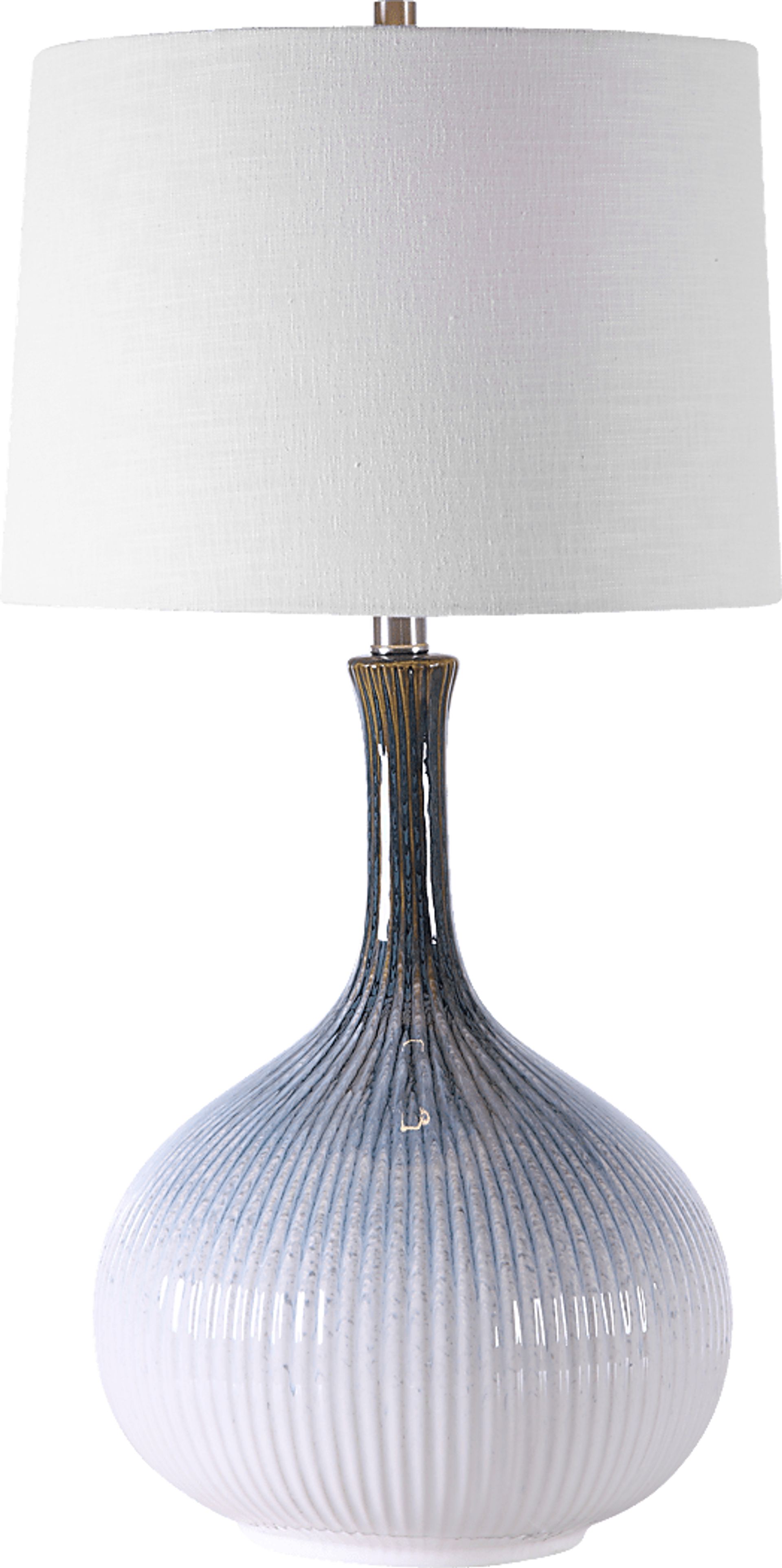 Kalie Boulevard Blue Lamp - Image 1