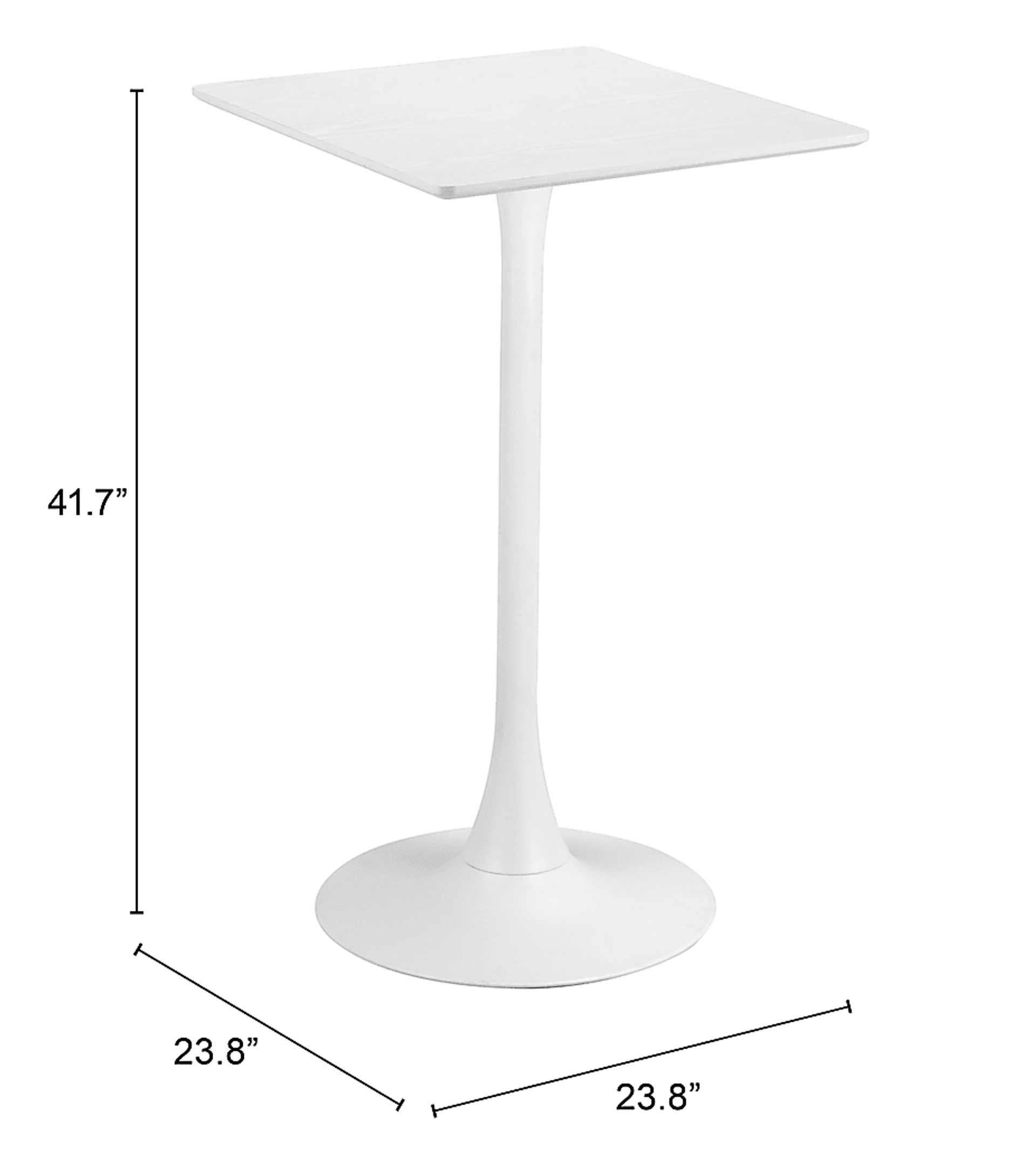 Kalinga White Bar Table - Image 6