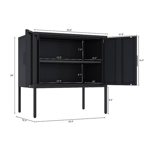 Kalispelly Black Accent Cabinet - Thumbnail - Image 5
