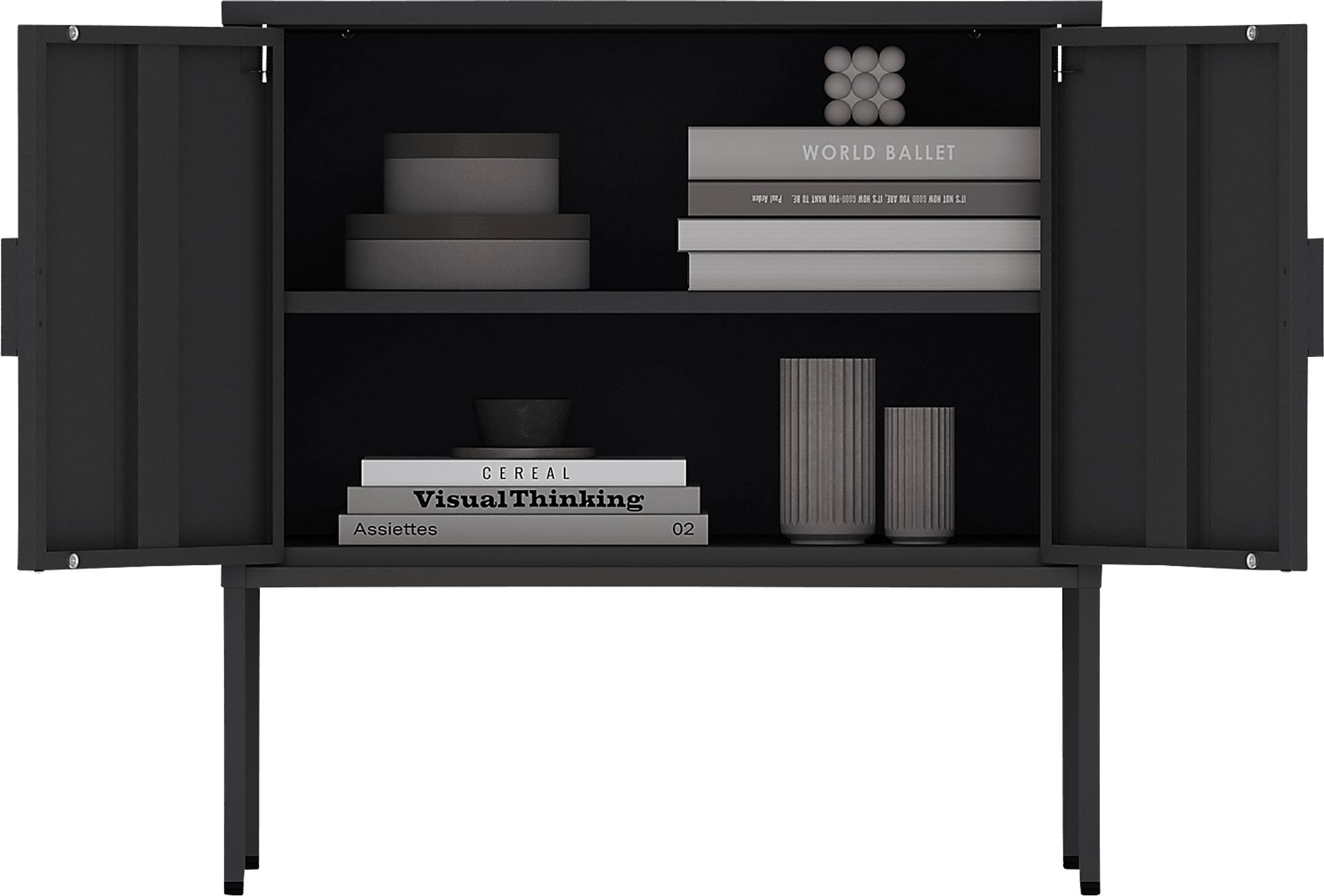 Kalispelly Black Accent Cabinet - Image 7